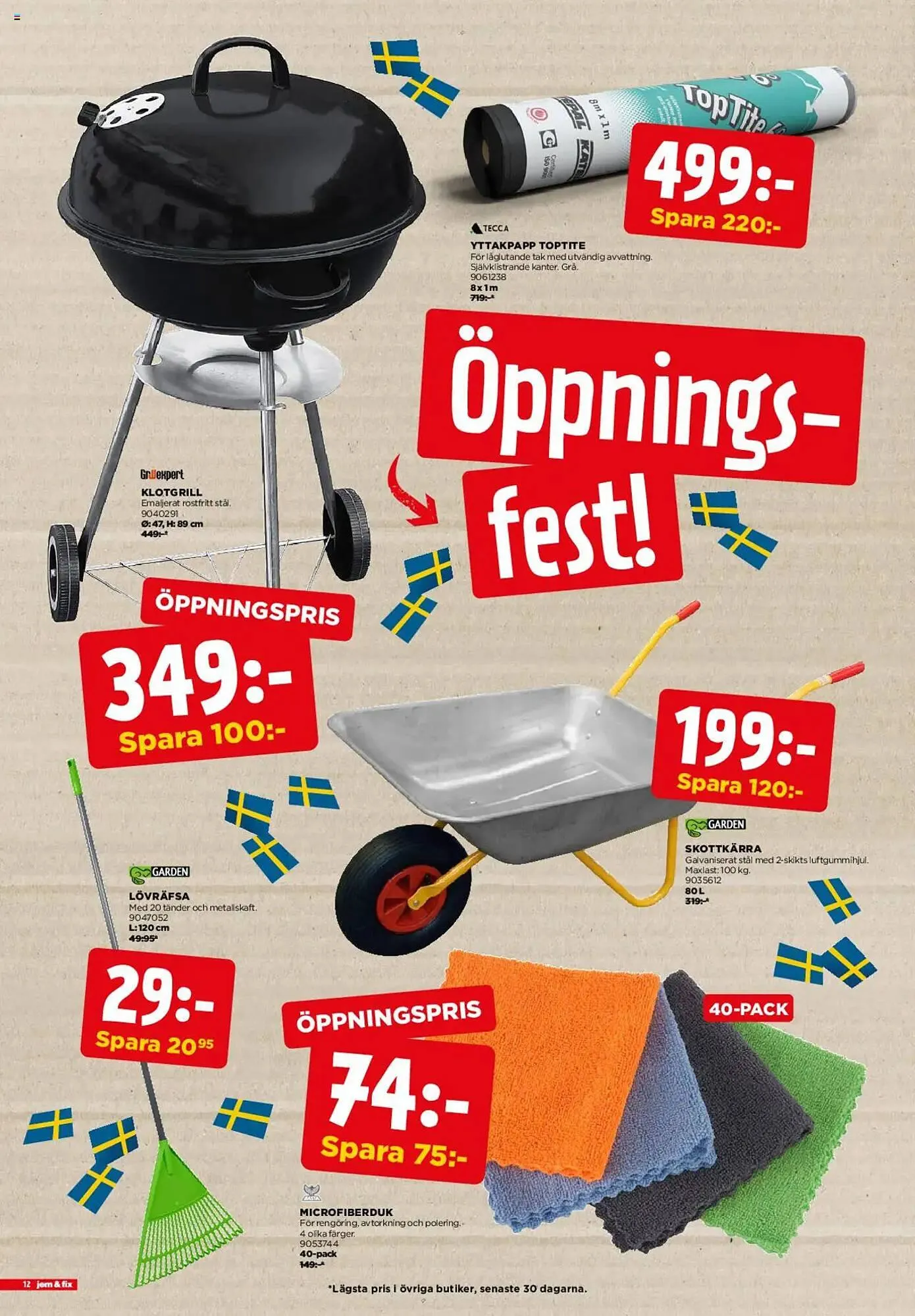 Jem&Fix reklamblad från 25 mars till 30 mars 2025 - Reklamblad sidor 12