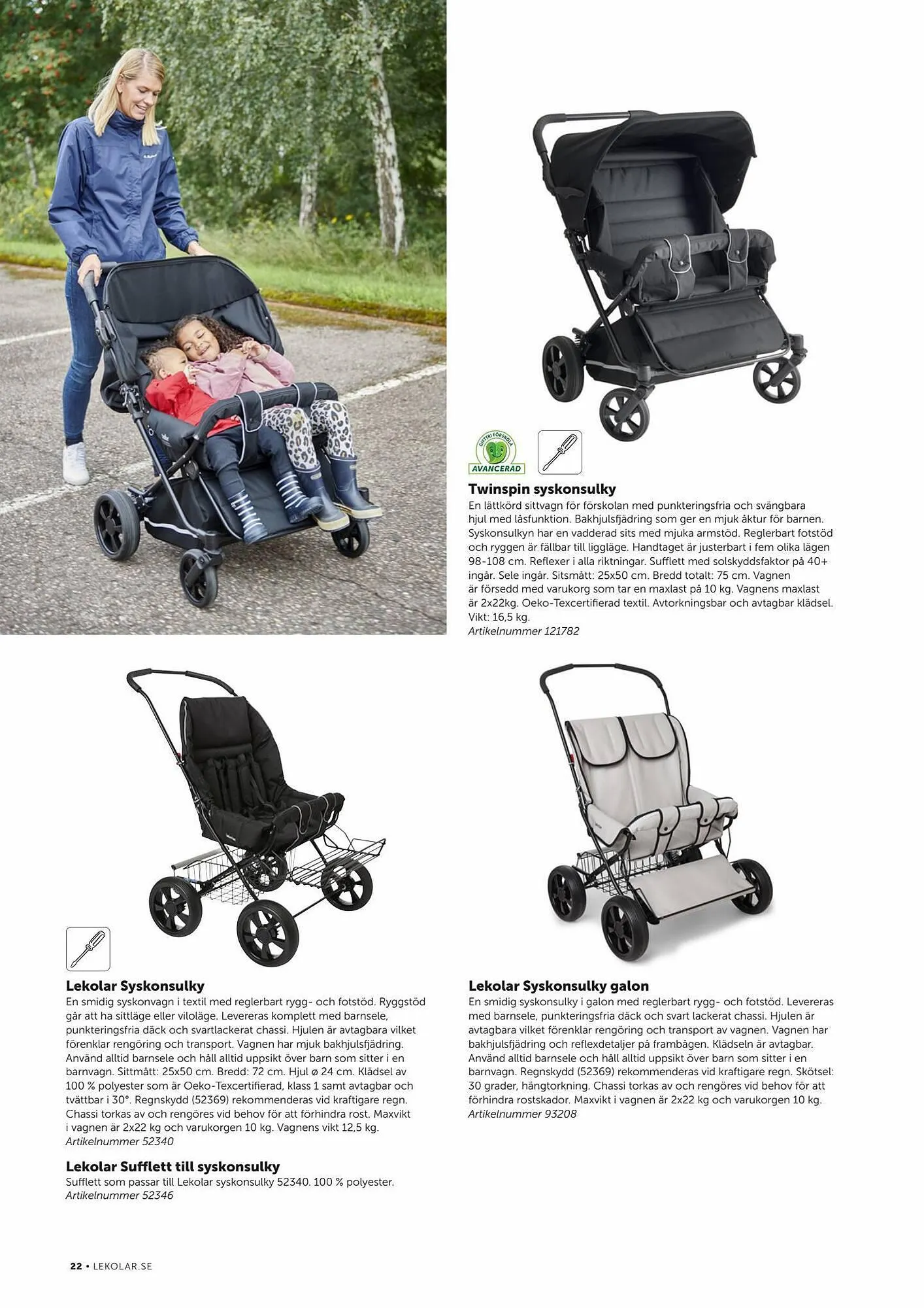 Lekolar reklamblad från 18 juni till 18 juli 2023 - Reklamblad sidor 22