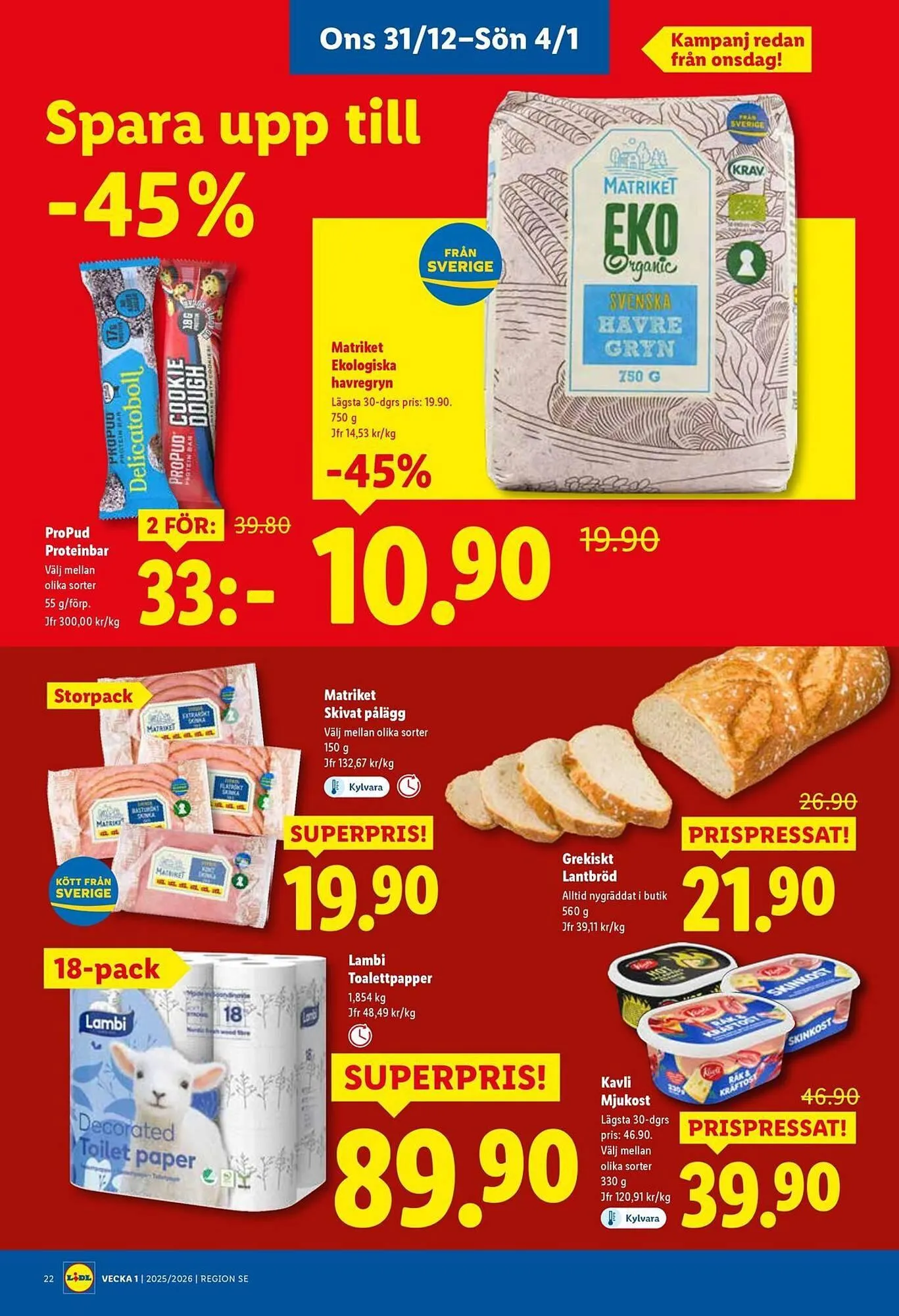 Lidl reklamblad från 29 december till 4 januari 2026 - Reklamblad sidor 25
