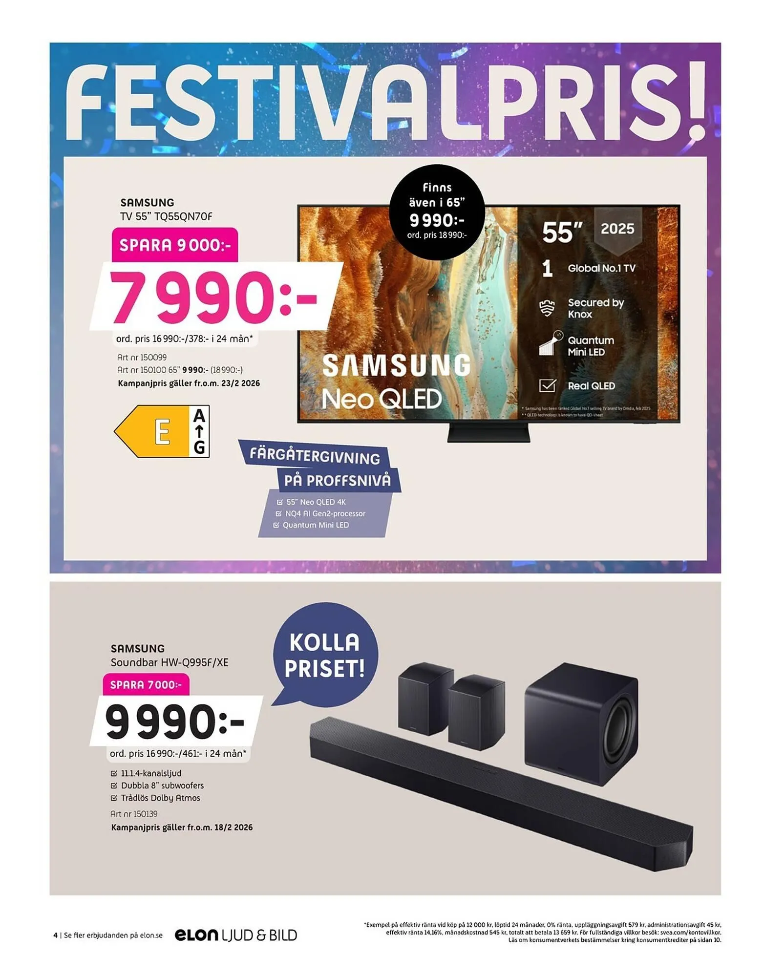 Elon reklamblad från 16 februari till 1 mars 2026 - Reklamblad sidor 4