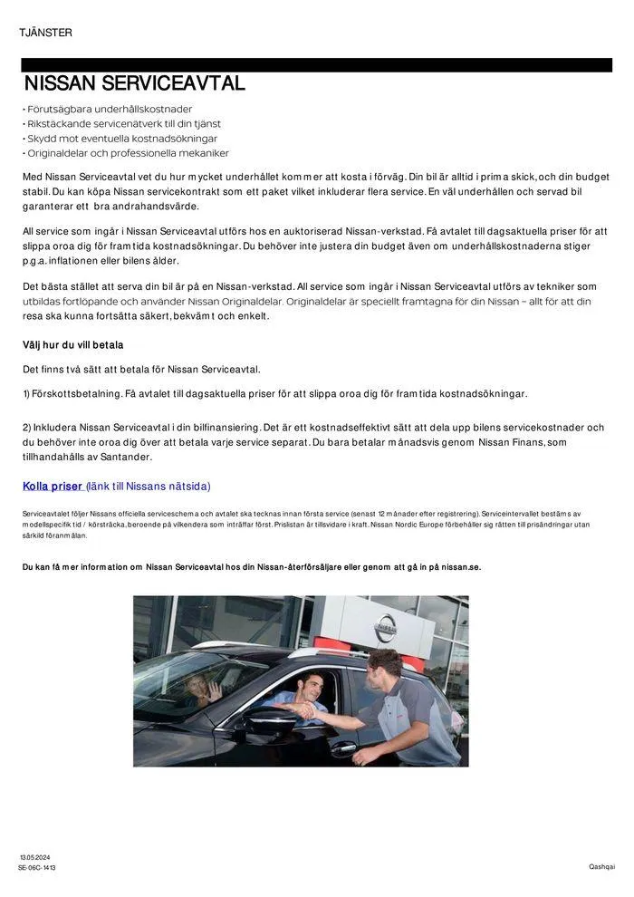 Nissan Qashqai från 14 maj till 14 maj 2025 - Reklamblad sidor 18