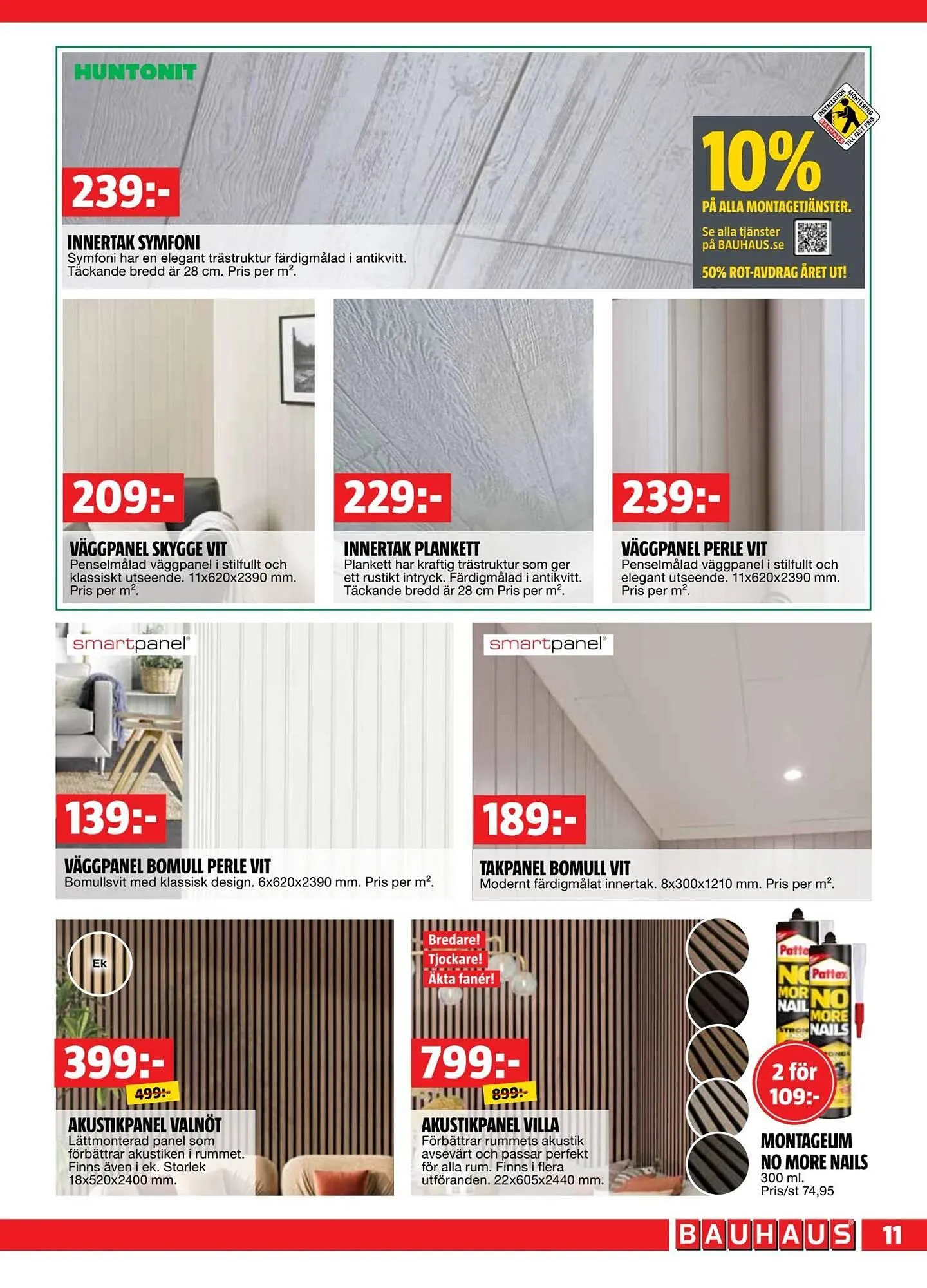 Bauhaus reklamblad från 29 september till 12 oktober 2025 - Reklamblad sidor 11