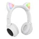 Trådlösa on ear-hörlurar med kattöron