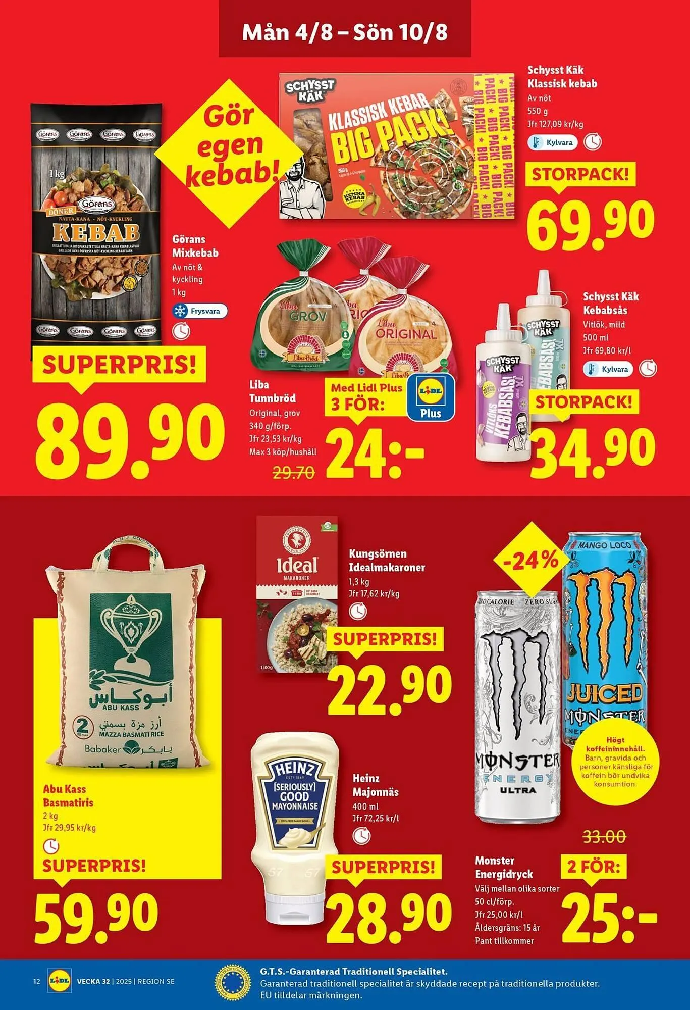 Lidl reklamblad från 4 augusti till 10 augusti 2025 - Reklamblad sidor 14