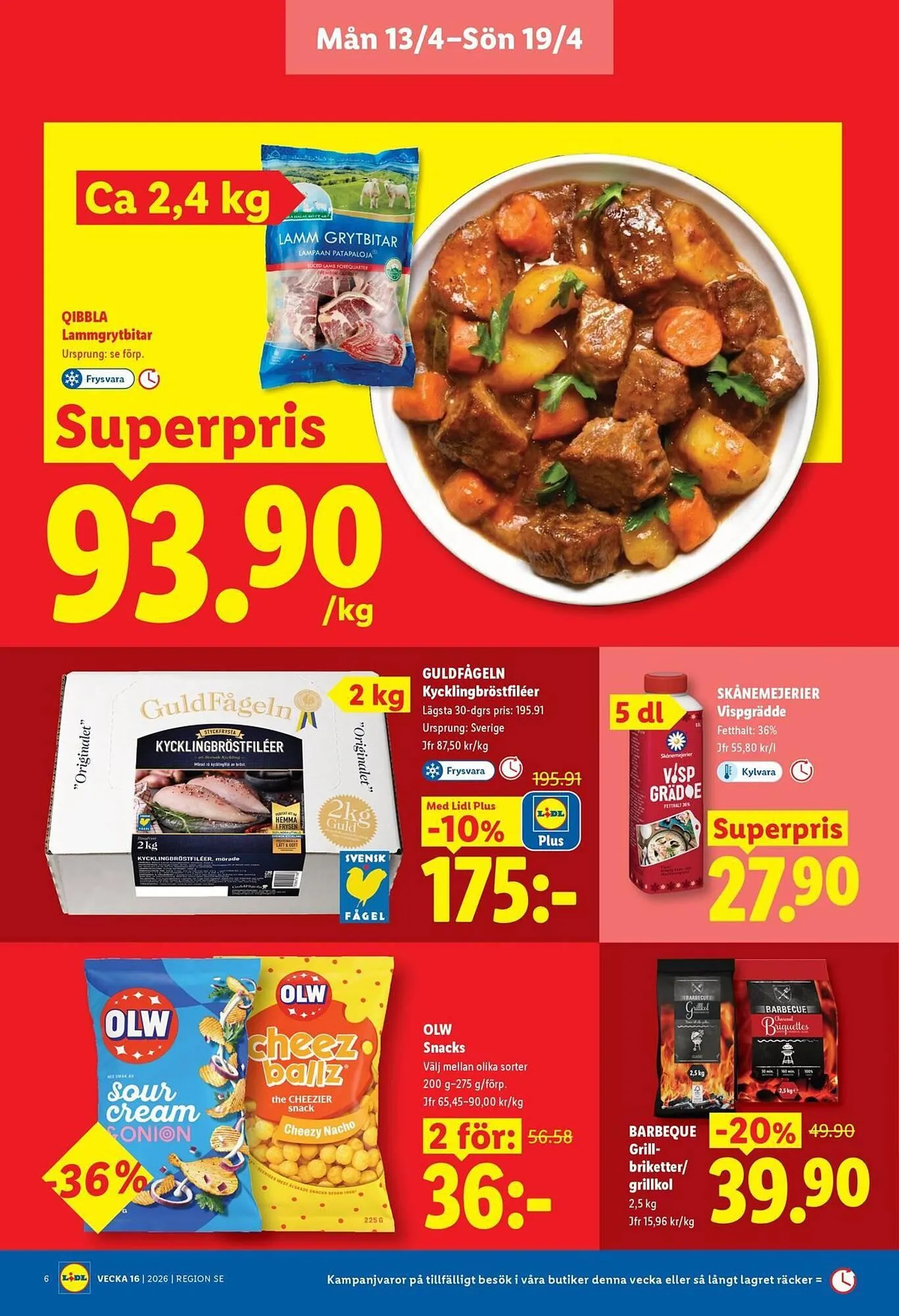Lidl reklamblad från 13 april till 19 april 2026 - Reklamblad sidor 6