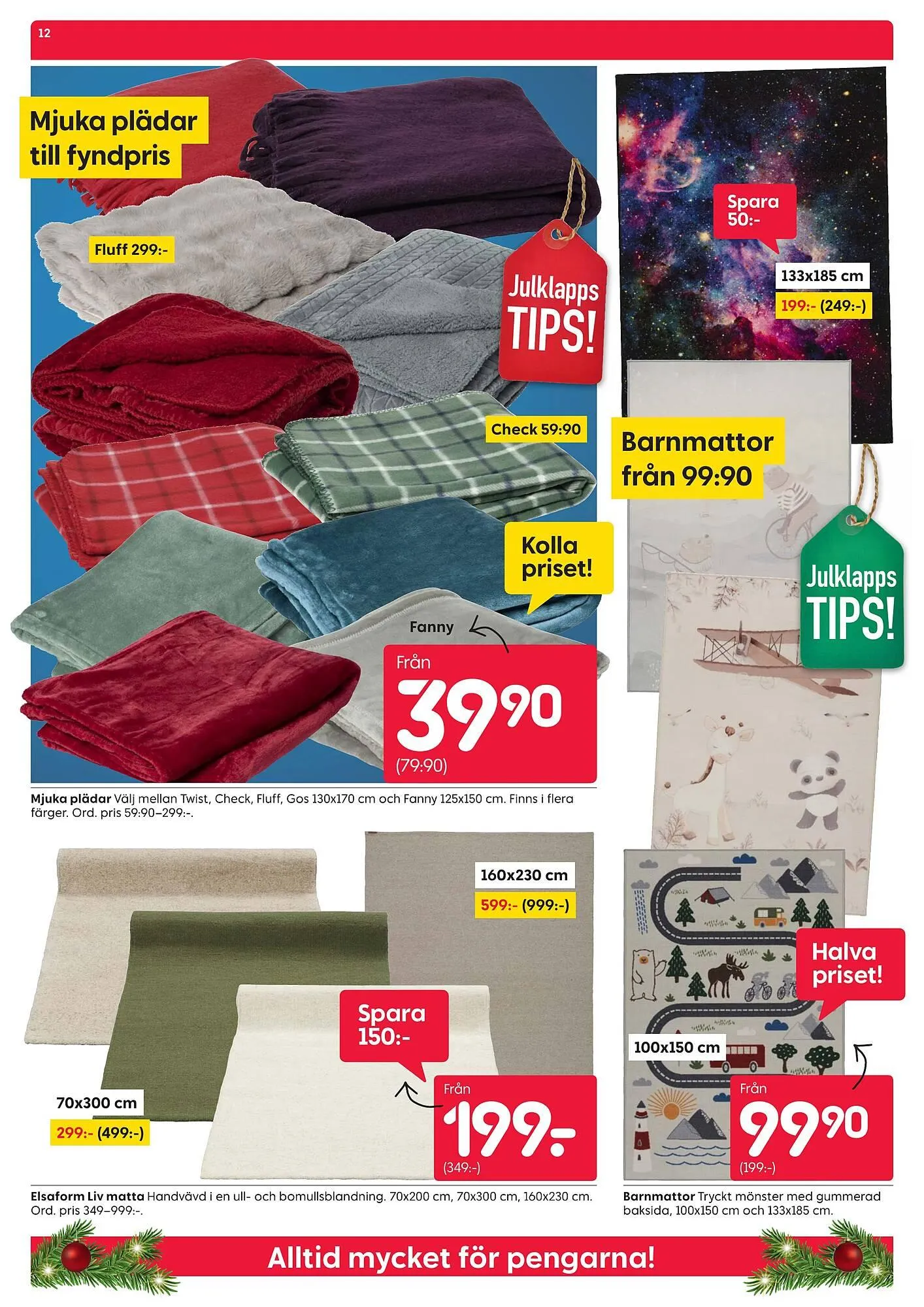 Rusta reklamblad från 9 december till 15 december 2024 - Reklamblad sidor 12