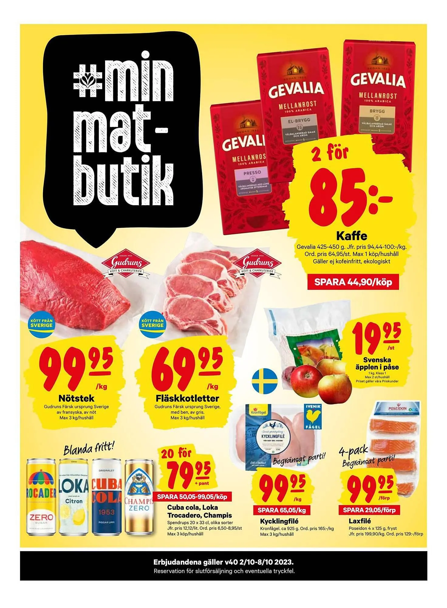 minmatbutik reklamblad - 1