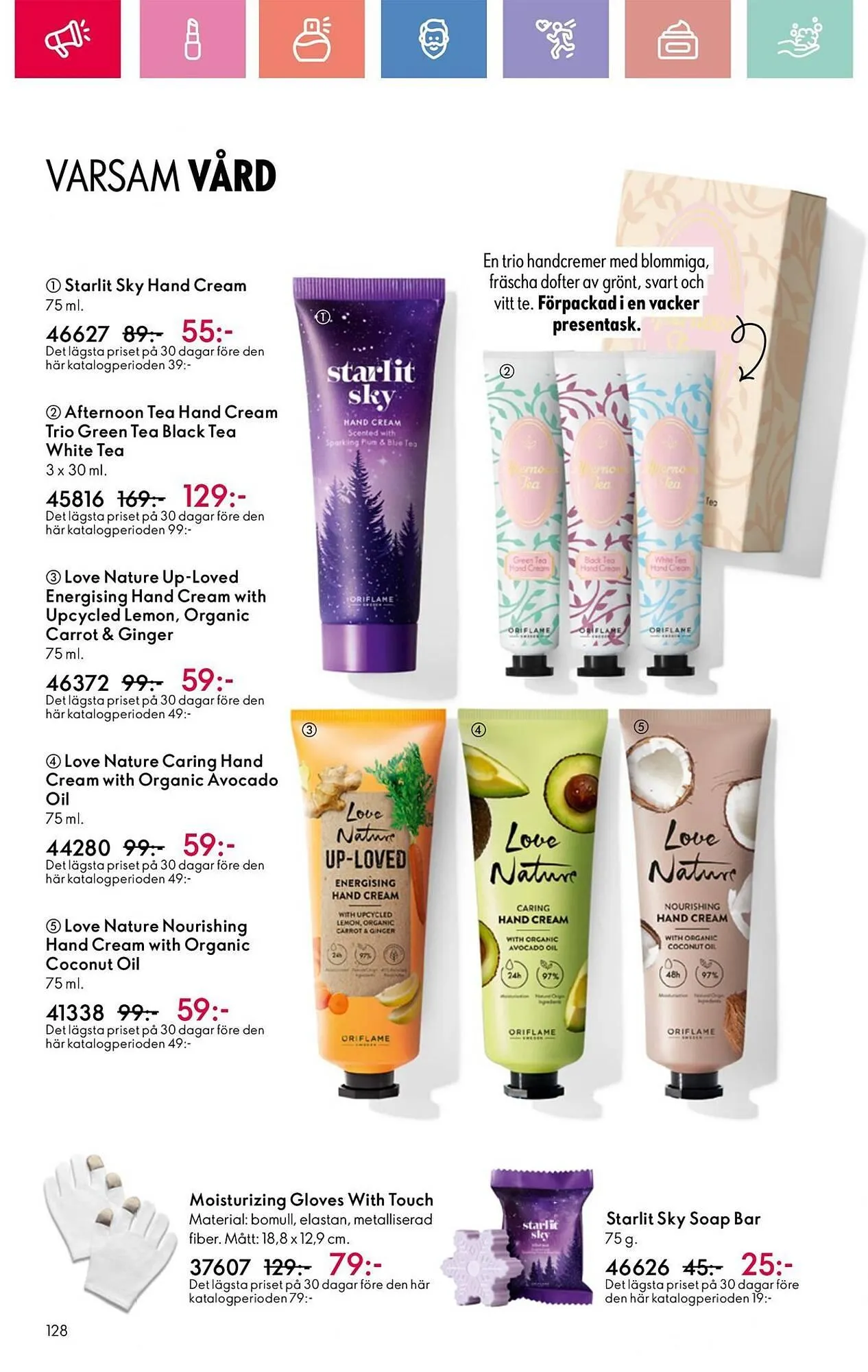 Oriflame reklamblad från 24 augusti till 13 september 2025 - Reklamblad sidor 128