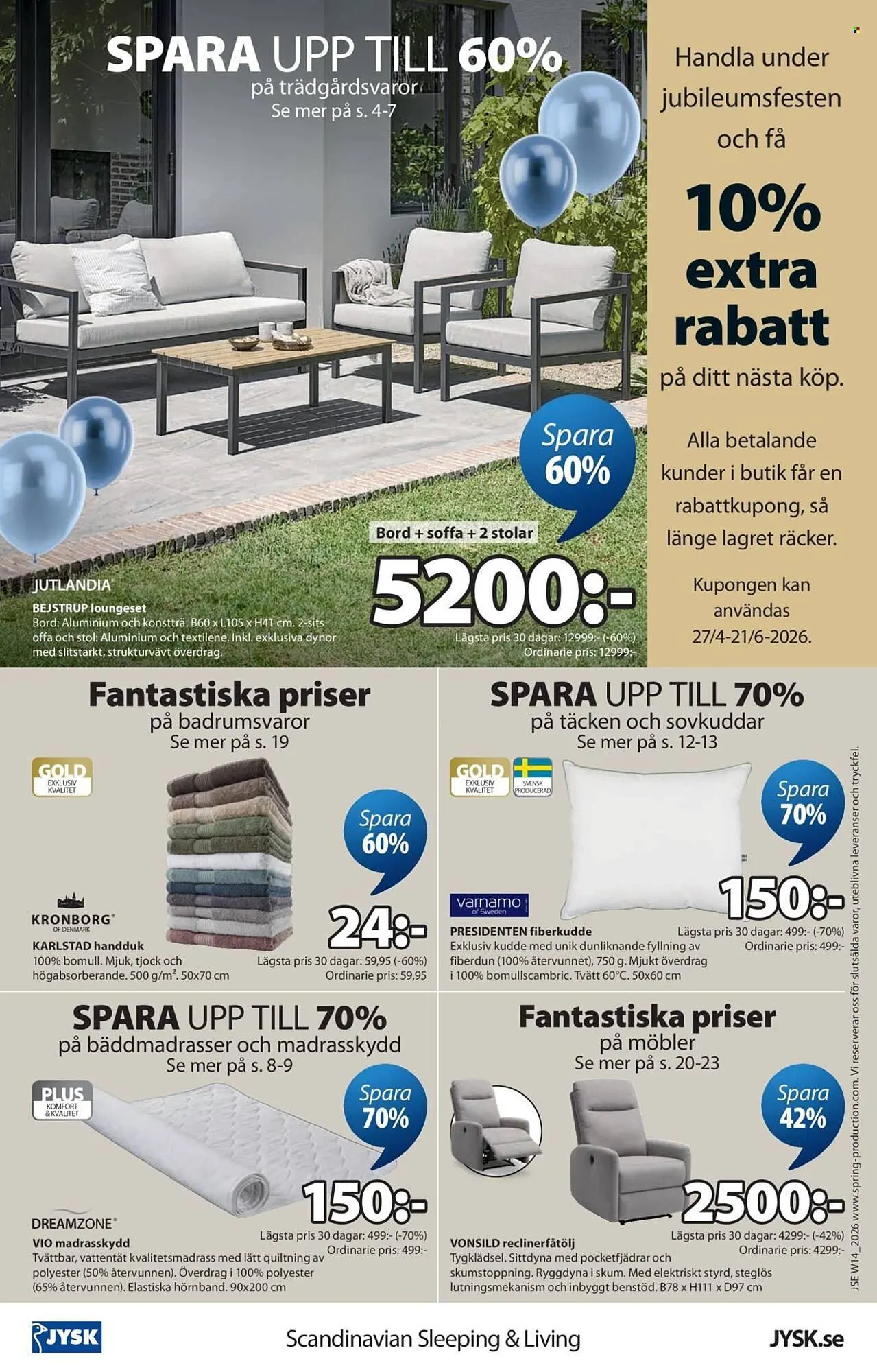 JYSK reklamblad från 30 mars till 26 april 2026 - Reklamblad sidor 24
