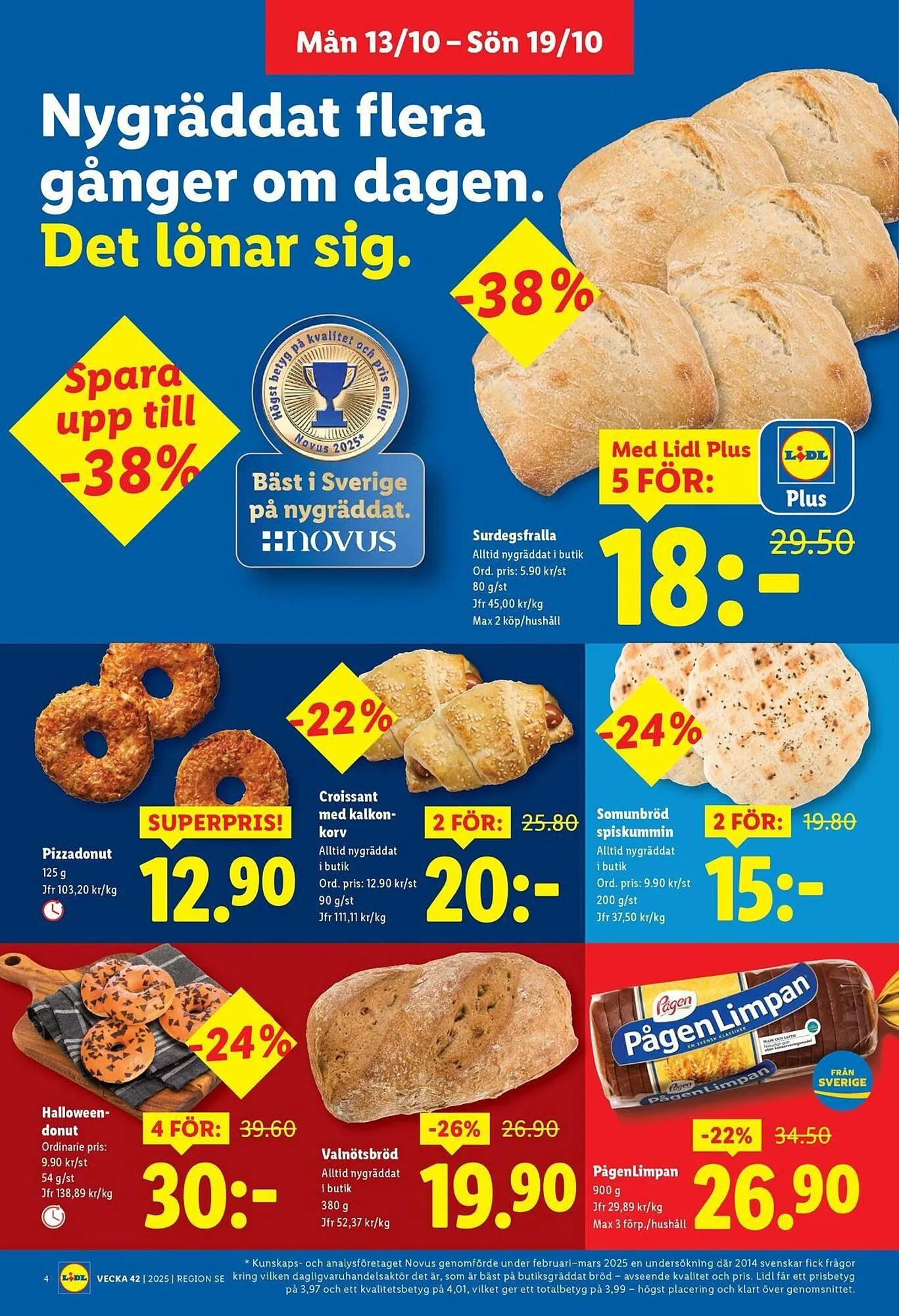 Lidl reklamblad från 13 oktober till 19 oktober 2025 - Reklamblad sidor 4
