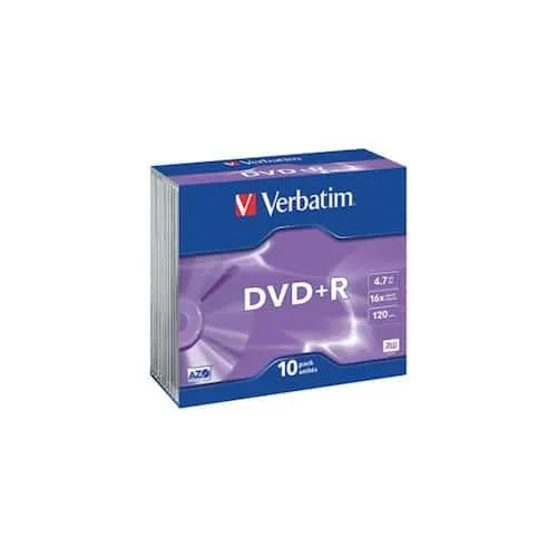 Verbatim DVD+R 4.7GB Print Jewel