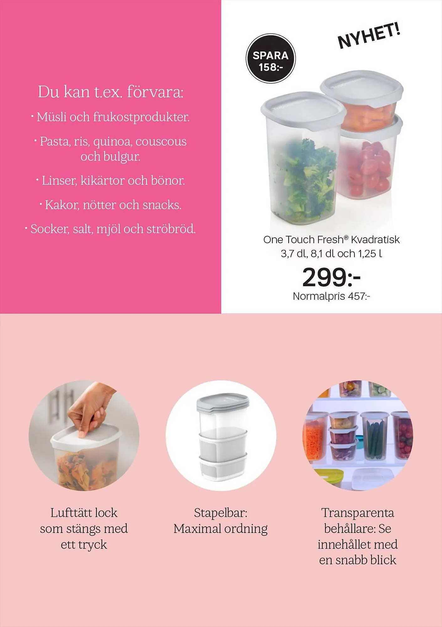 Tupperware reklamblad från 2 oktober till 31 oktober 2023 - Reklamblad sidor 7