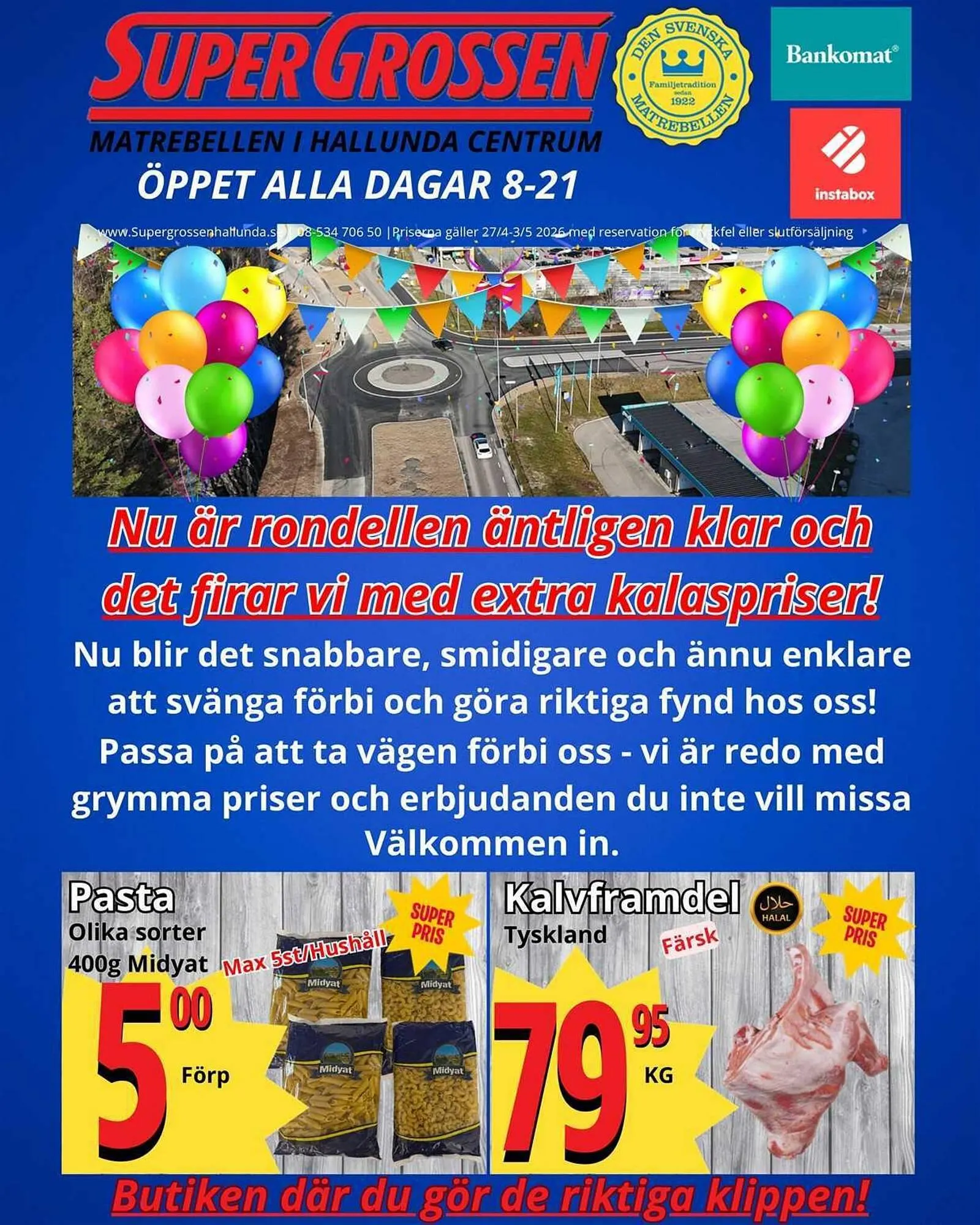 Supergrossen reklamblad från 27 april till 3 maj 2026 - Reklamblad sidor 1