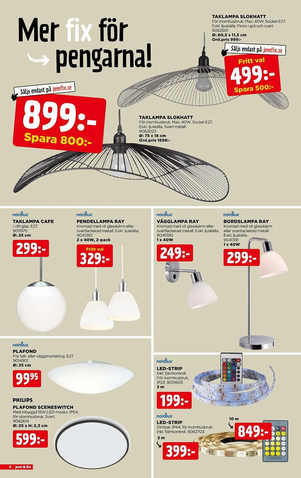 Jem&Fix reklamblad från 24 september till 8 oktober 2023 - Reklamblad sidor 8
