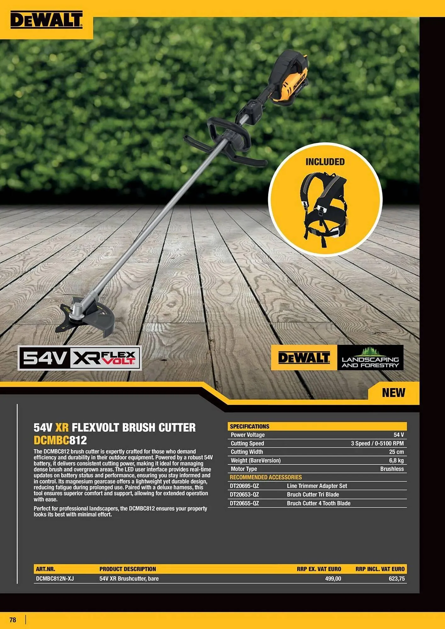 Dewalt reklamblad från 21 mars till 31 maj 2025 - Reklamblad sidor 78
