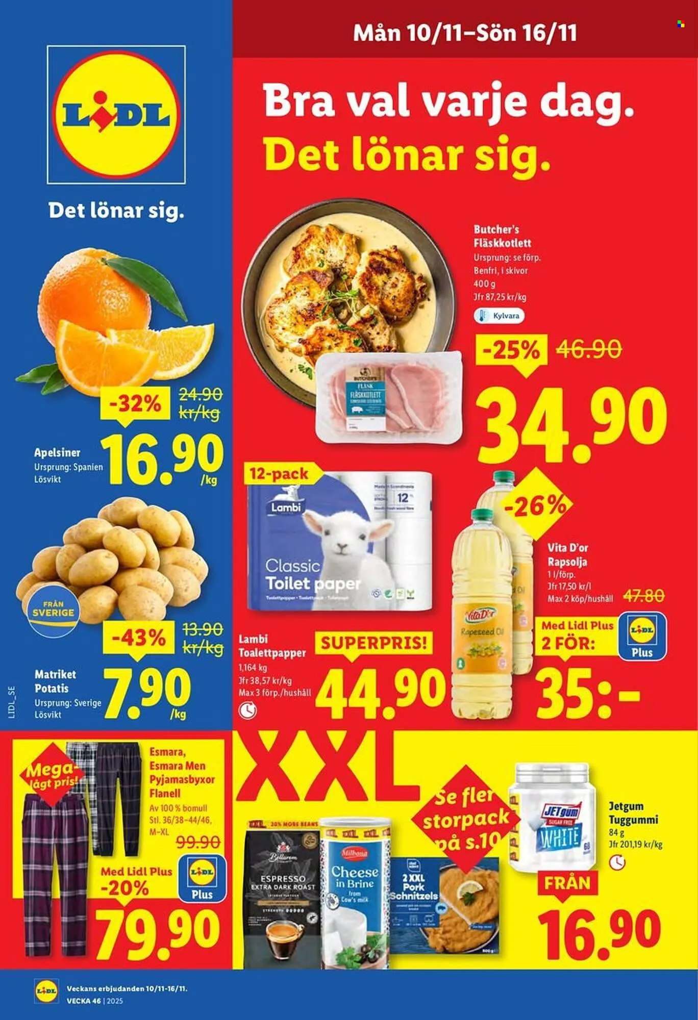 Lidl reklamblad från 10 november till 16 november 2025 - Reklamblad sidor 1