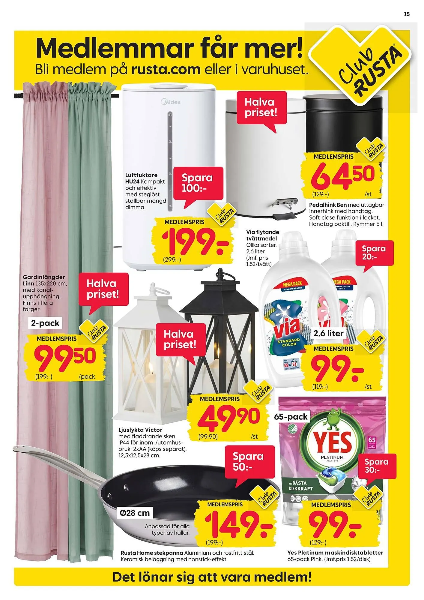 Rusta reklamblad från 20 oktober till 26 oktober 2025 - Reklamblad sidor 15
