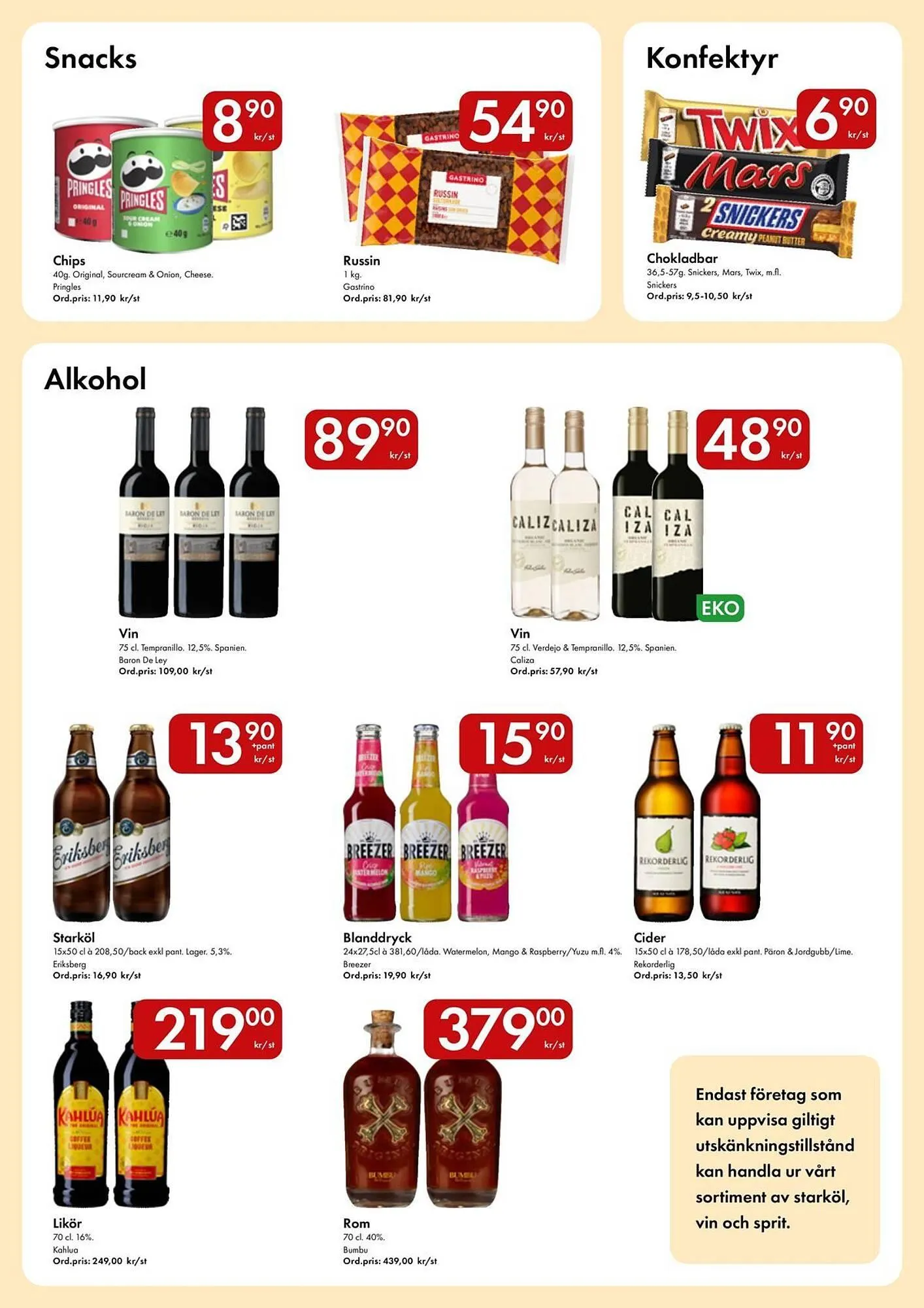 Snabbgross reklamblad från 9 mars till 22 mars 2026 - Reklamblad sidor 14