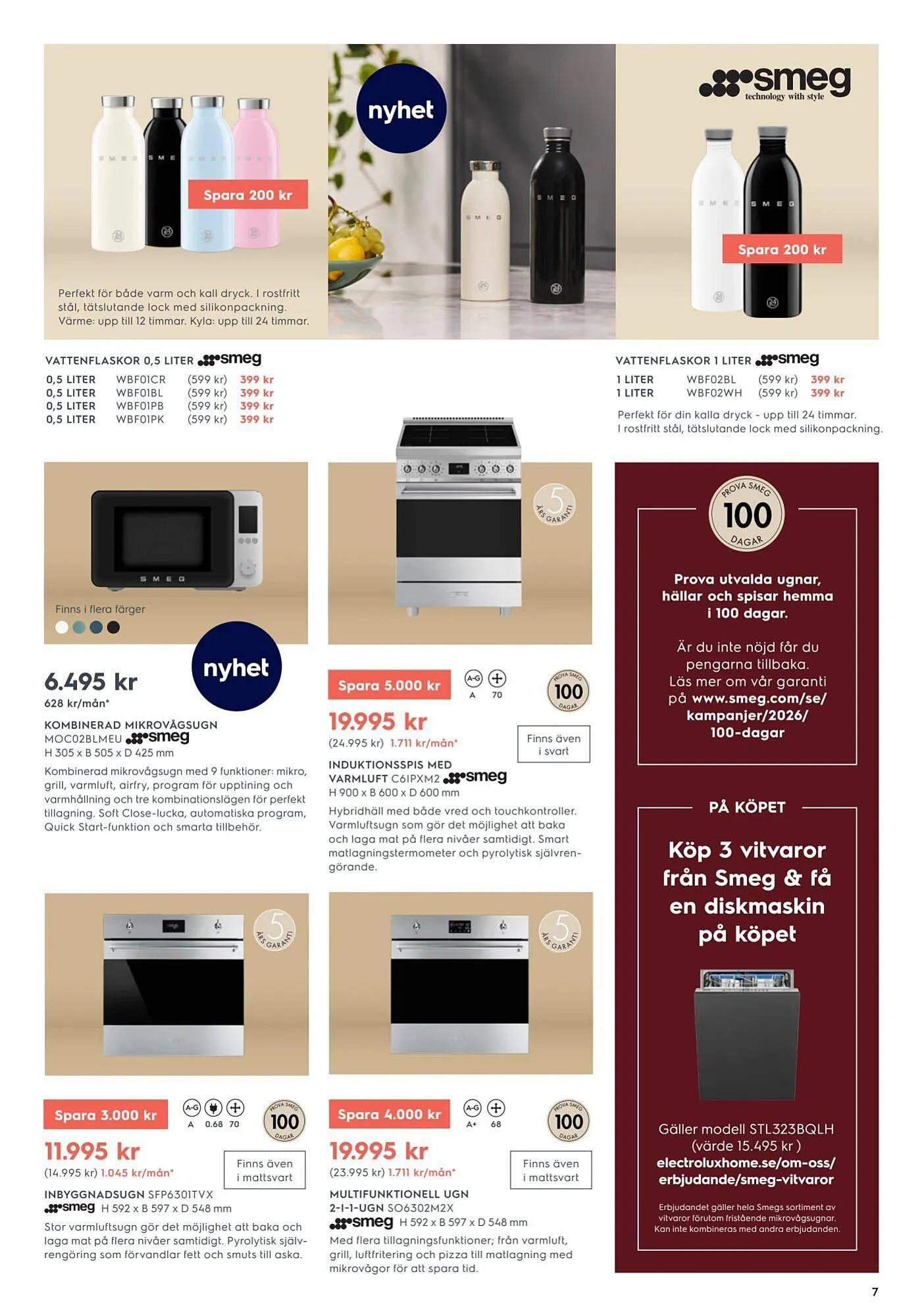 Electrolux Home reklamblad från 3 mars till 24 mars 2026 - Reklamblad sidor 7