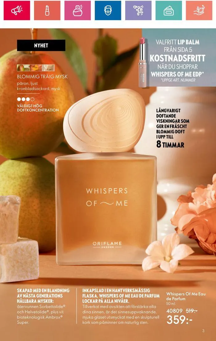 Oriflame reklamblad från 20 juni till 4 juli 2024 - Reklamblad sidor 3