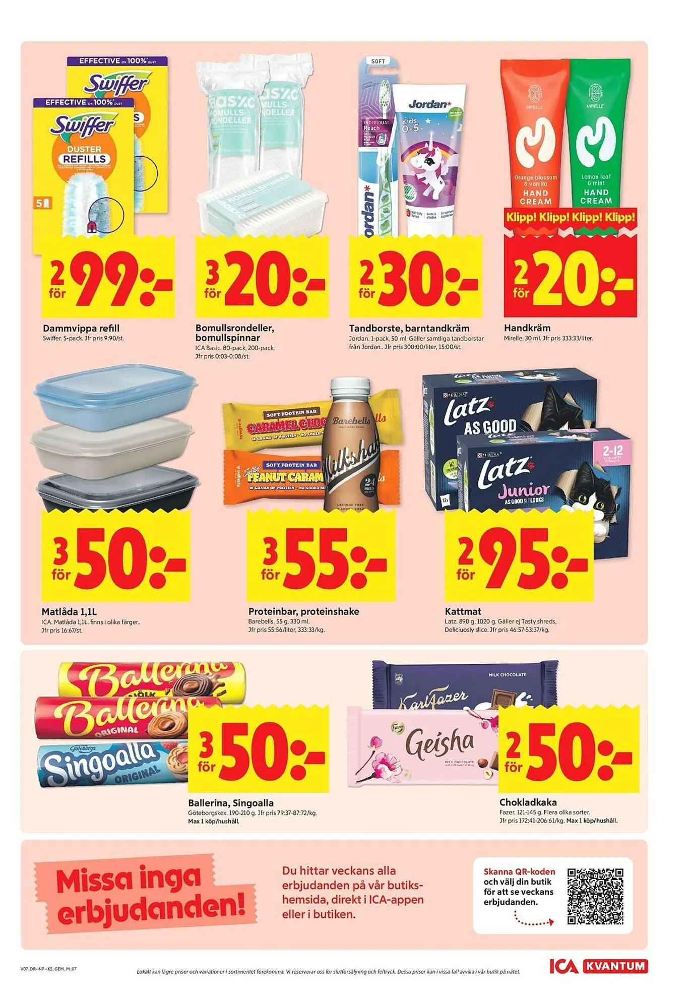 ICA Kvantum reklamblad från 9 februari till 15 februari 2026 - Reklamblad sidor 7