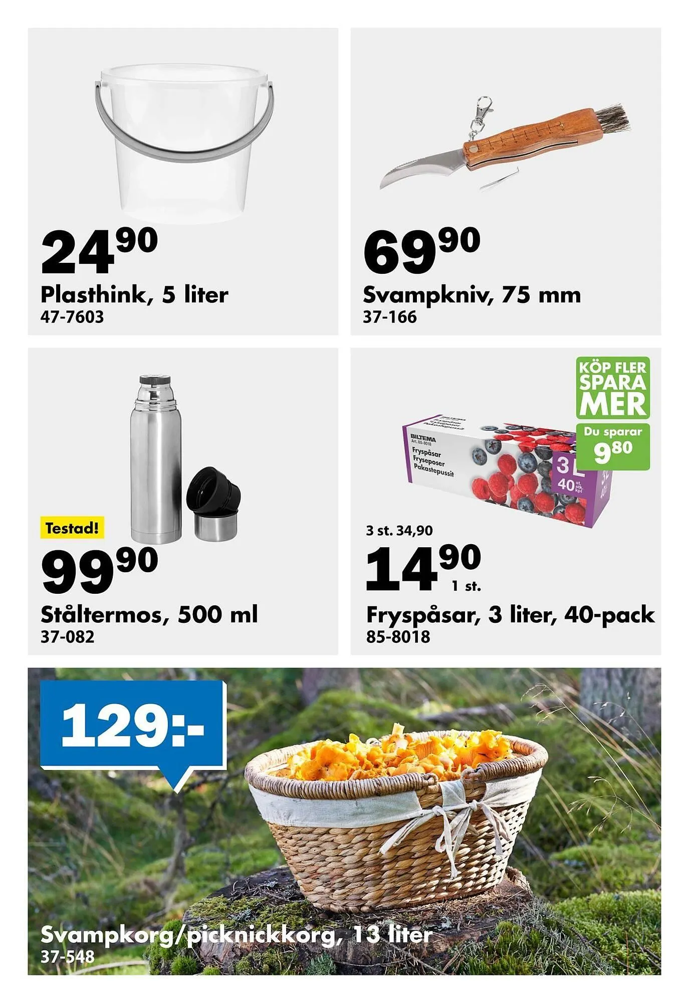 Biltema reklamblad från 25 augusti till 24 september 2025 - Reklamblad sidor 7