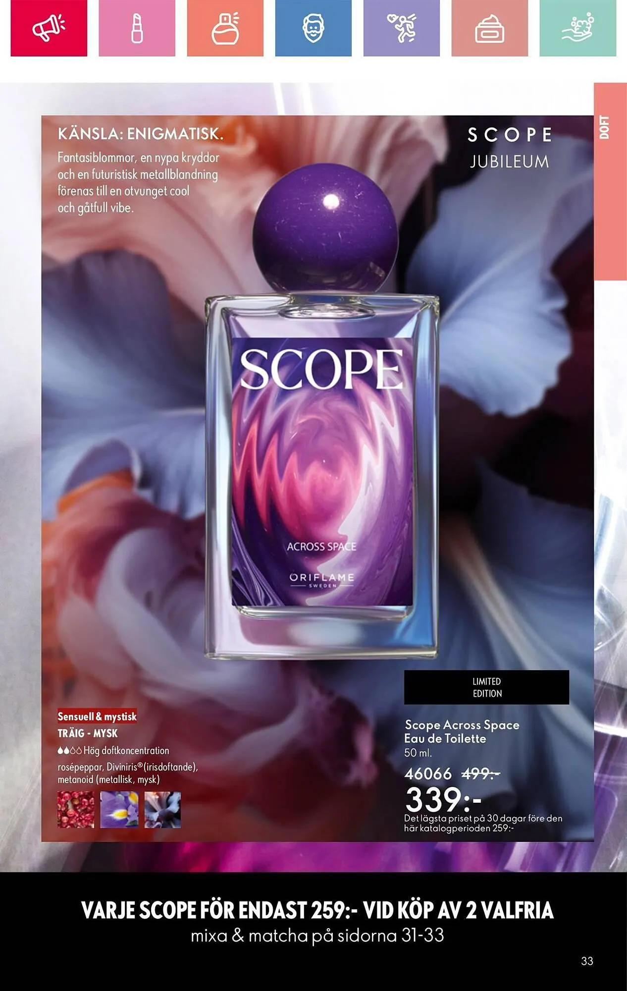 Oriflame reklamblad från 24 augusti till 13 september 2025 - Reklamblad sidor 33
