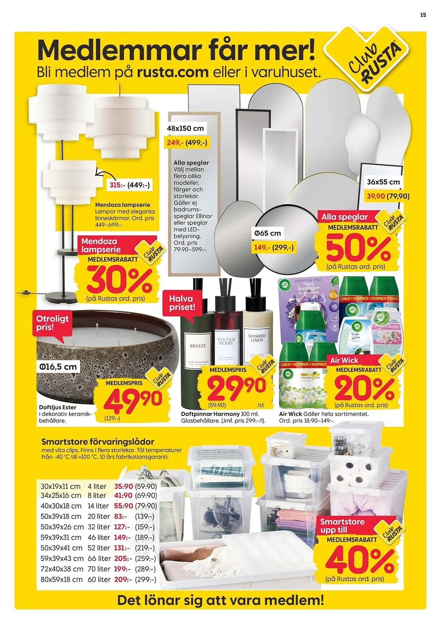 Rusta reklamblad från 6 oktober till 13 oktober 2025 - Reklamblad sidor 15