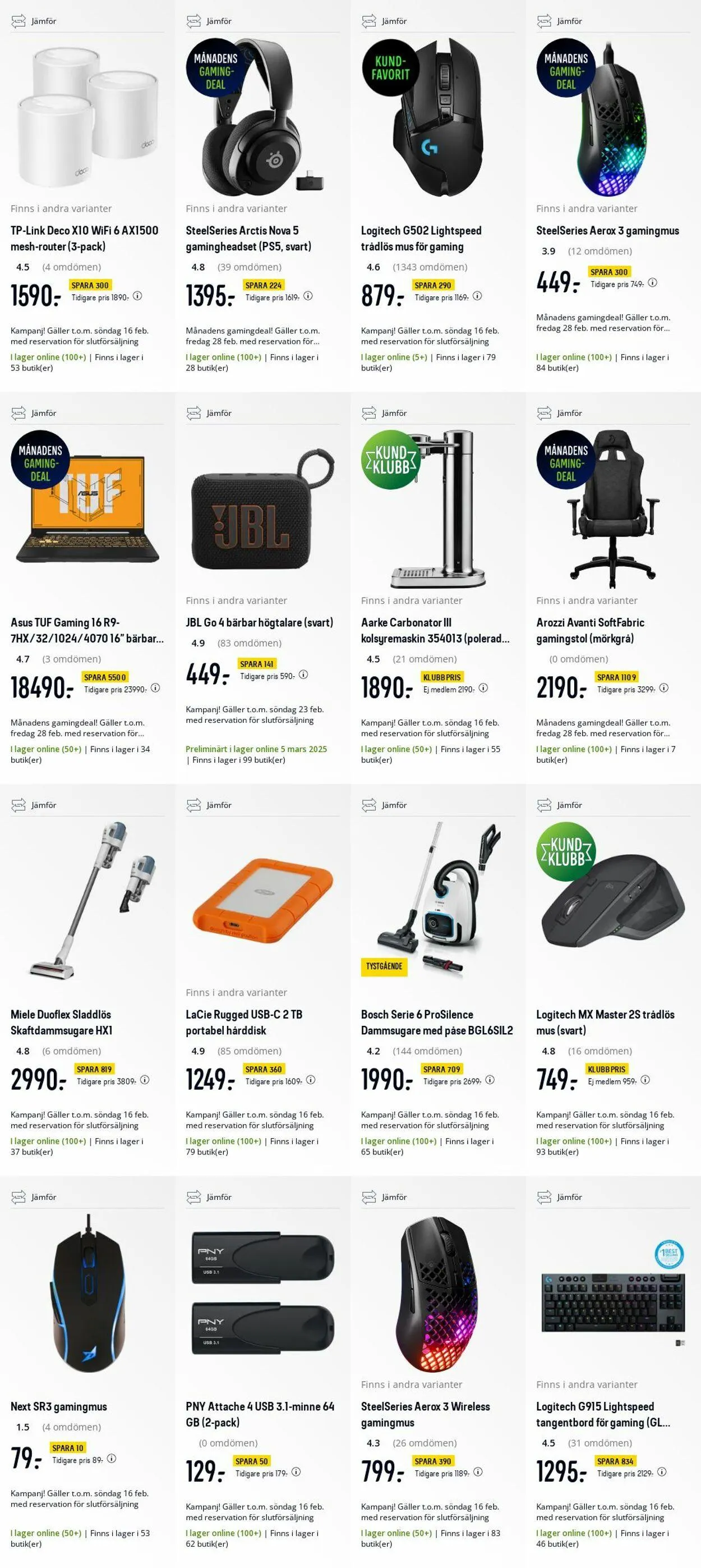Elgiganten från 10 februari till 16 februari 2025 - Reklamblad sidor 9
