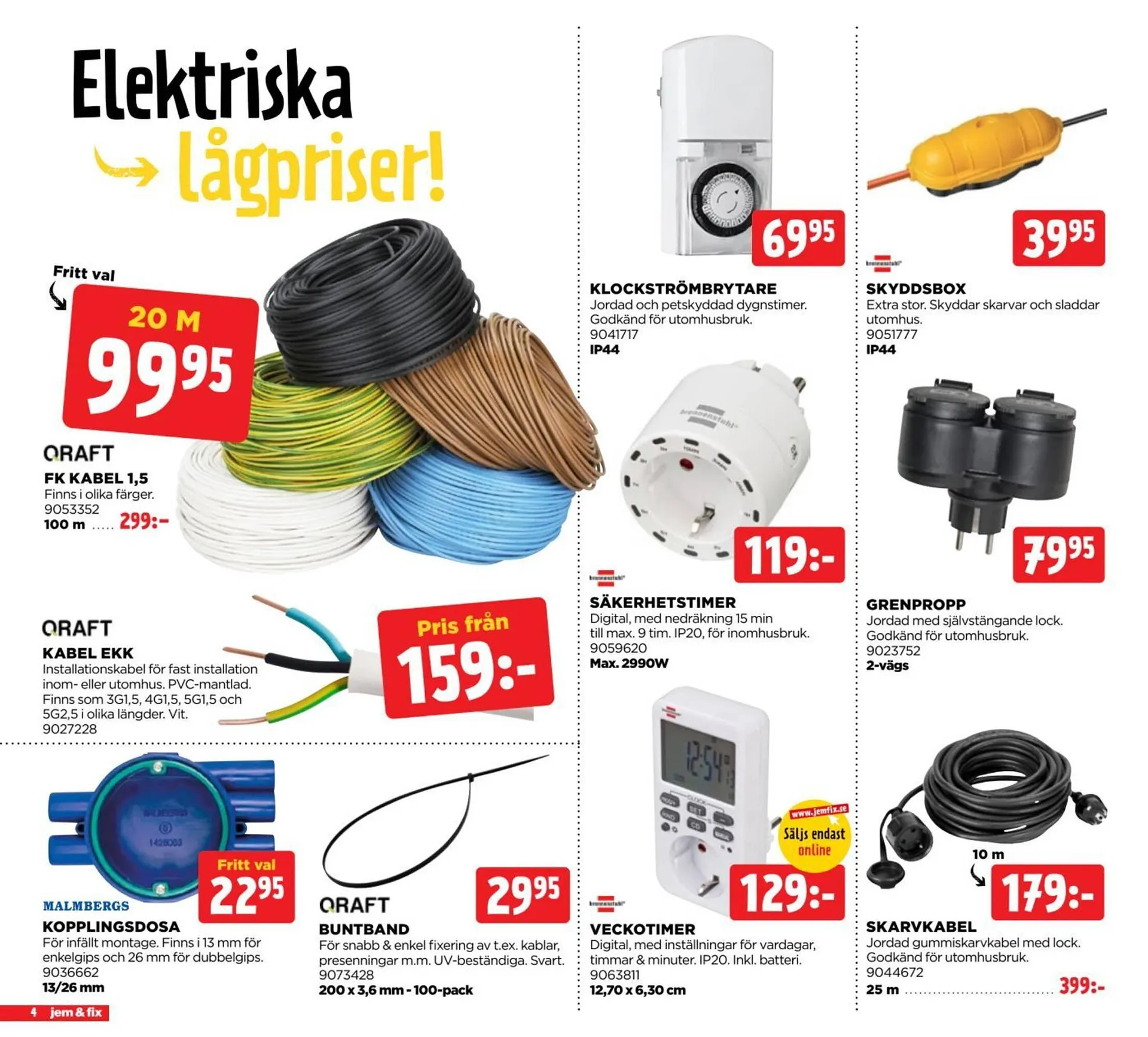 Jem&Fix reklamblad från 20 oktober till 2 november 2025 - Reklamblad sidor 4