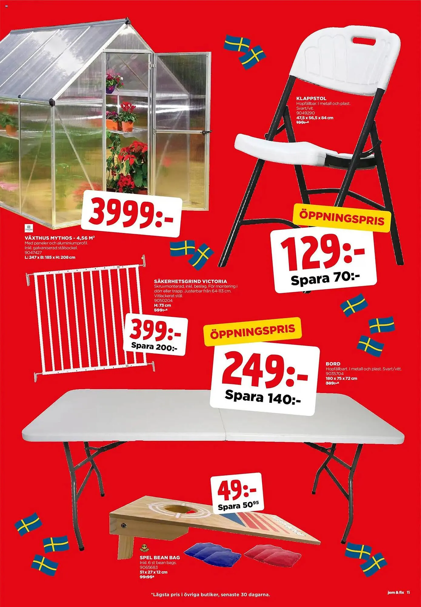 Jem&Fix reklamblad från 17 mars till 22 mars 2026 - Reklamblad sidor 15