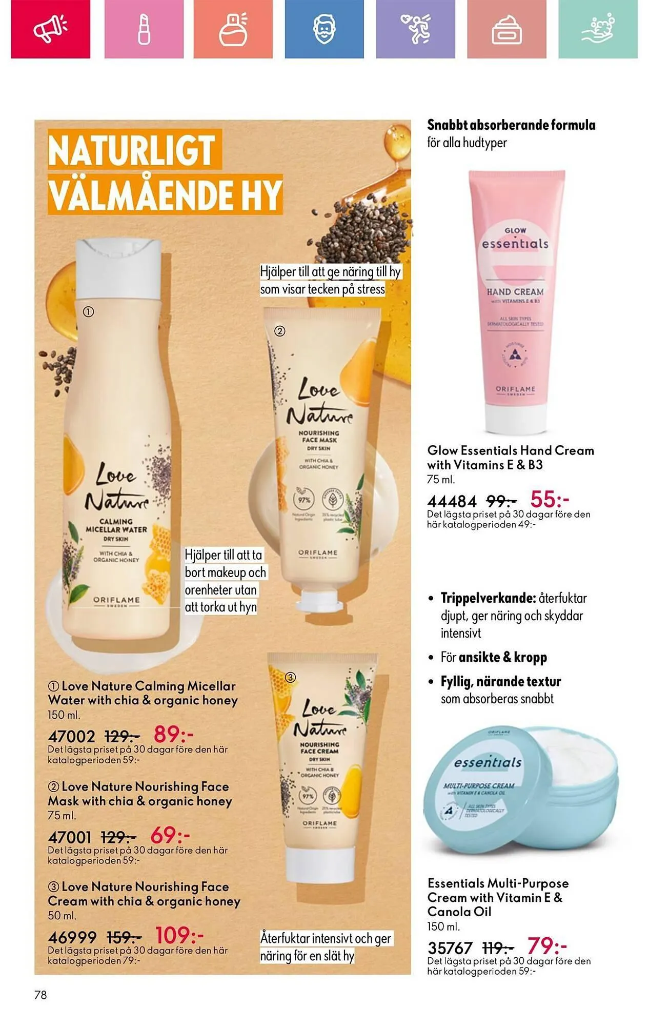 Oriflame reklamblad från 24 augusti till 13 september 2025 - Reklamblad sidor 78