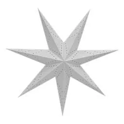 Vit adventsstjärna Ø75 cm E14