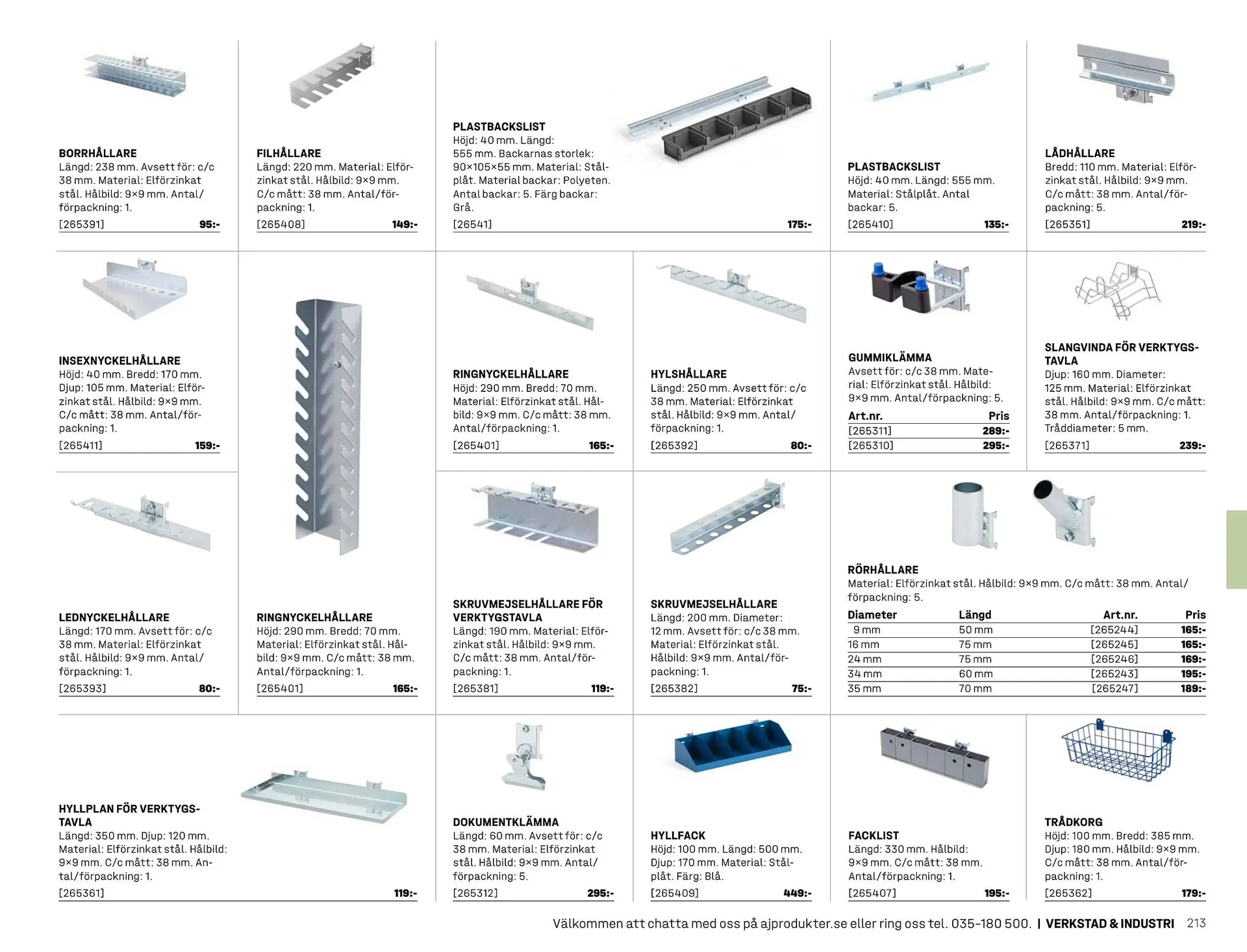 AJ Produkter reklamblad från 1 januari till 31 december 2025 - Reklamblad sidor 213