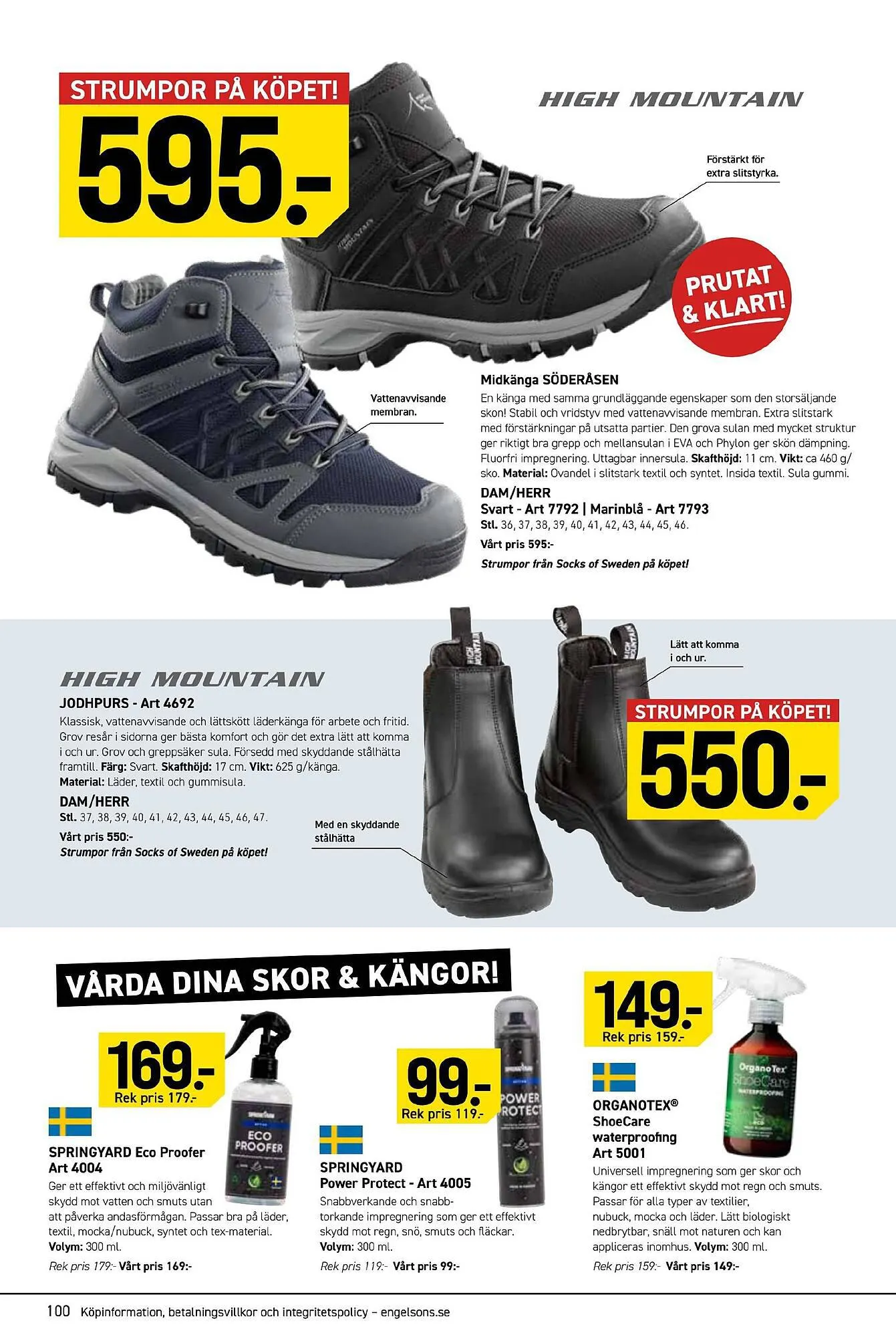 Engelsons reklamblad från 23 oktober till 30 november 2023 - Reklamblad sidor 100