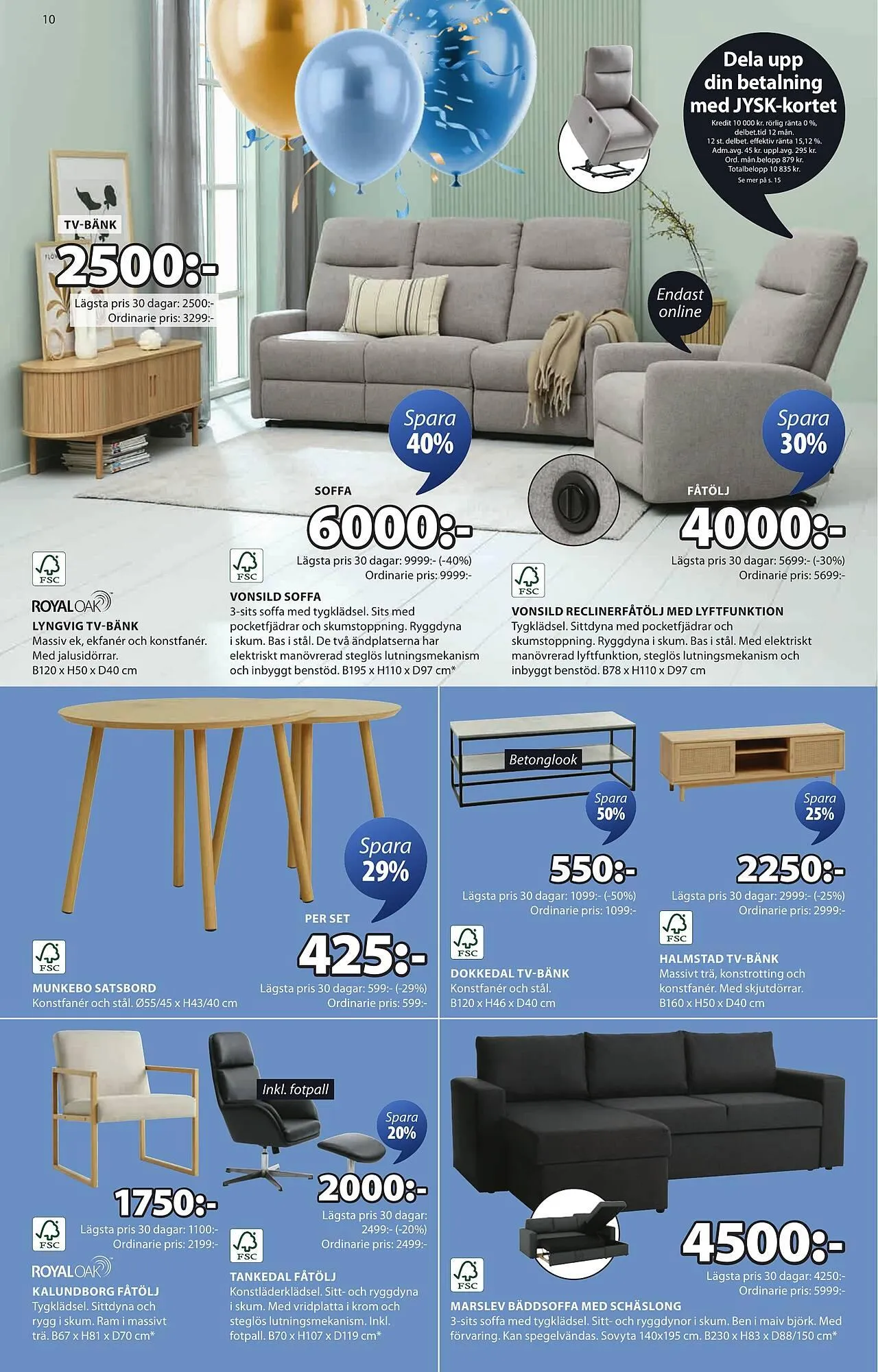 JYSK reklamblad från 7 april till 20 april 2025 - Reklamblad sidor 10