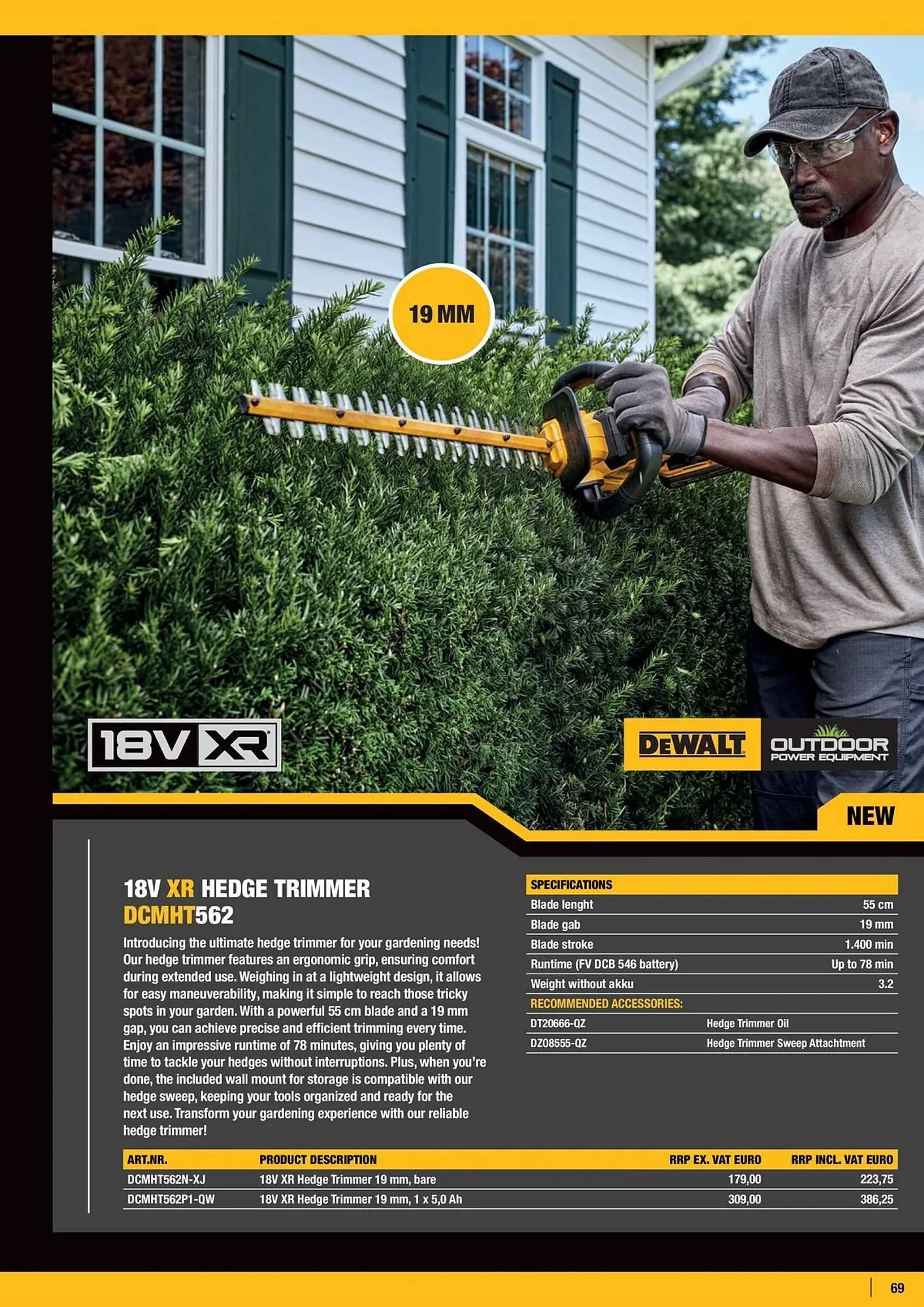 Dewalt reklamblad från 21 mars till 31 maj 2025 - Reklamblad sidor 69