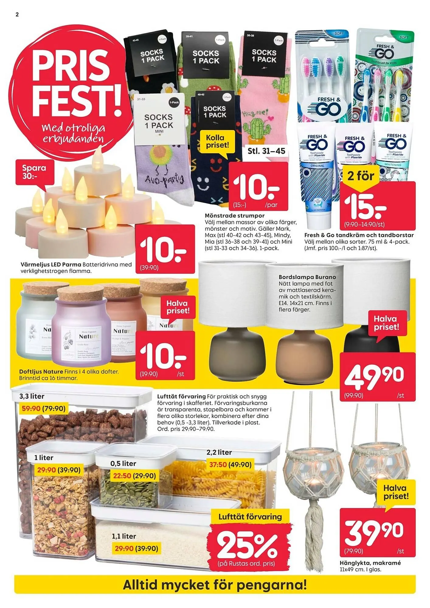 Rusta reklamblad från 10 mars till 16 mars 2025 - Reklamblad sidor 2
