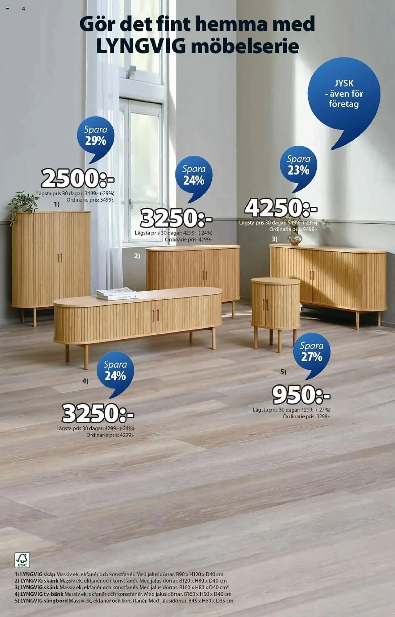 JYSK reklamblad från 6 oktober till 19 oktober 2025 - Reklamblad sidor 4