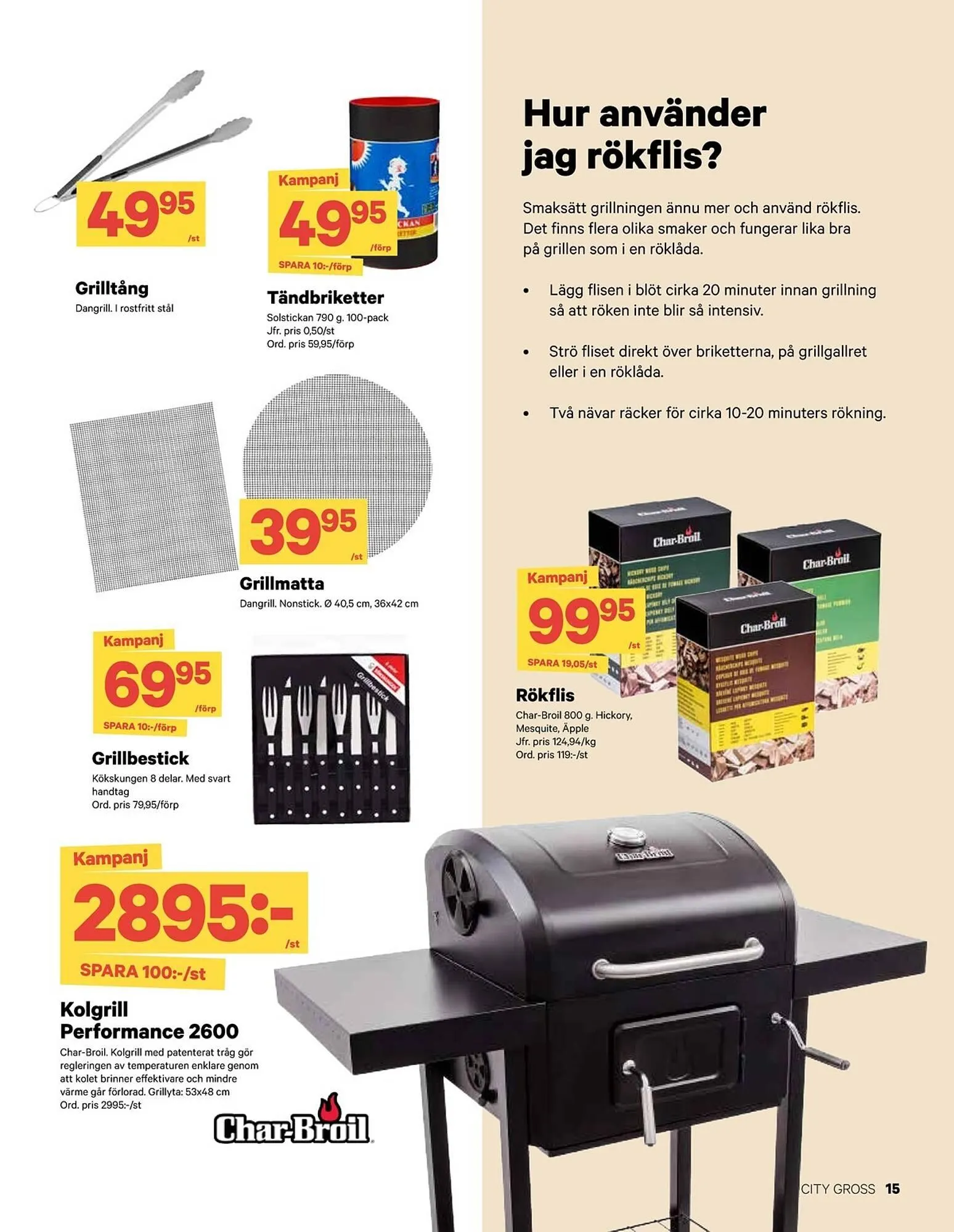 City Gross reklamblad från 22 april till 18 maj 2025 - Reklamblad sidor 15
