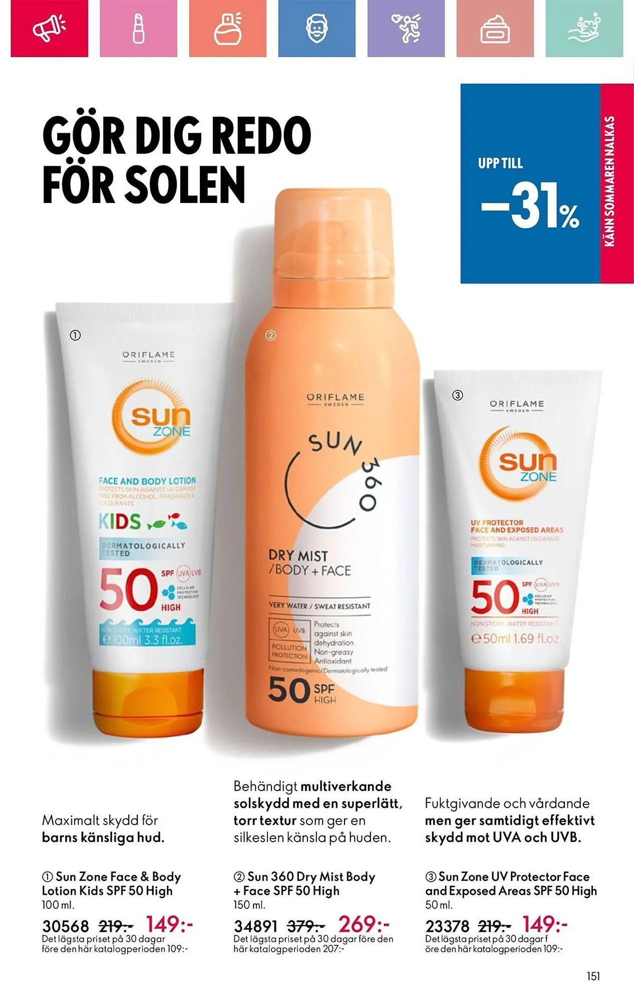 Oriflame reklamblad från 12 maj till 31 maj 2025 - Reklamblad sidor 151