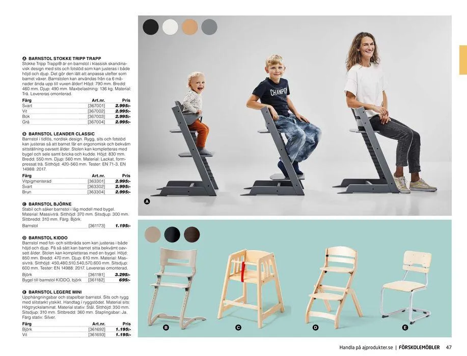 AJ Produkter! från 28 maj till 31 december 2024 - Reklamblad sidor 47