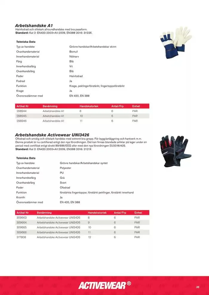 Activewear från 30 oktober till 13 november 2024 - Reklamblad sidor 37