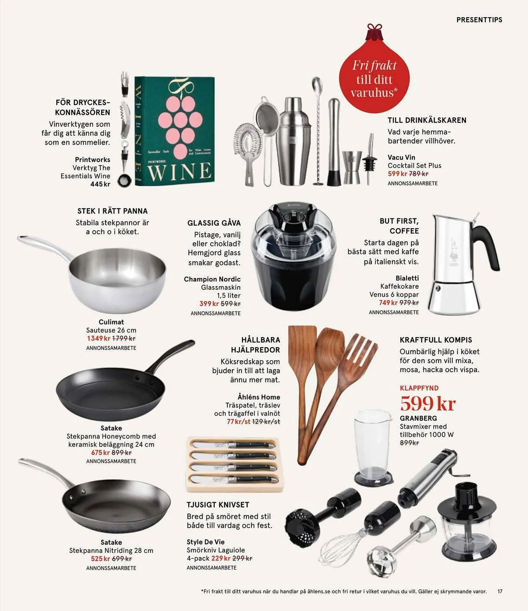 Åhléns reklamblad från 25 november till 11 december 2025 - Reklamblad sidor 17