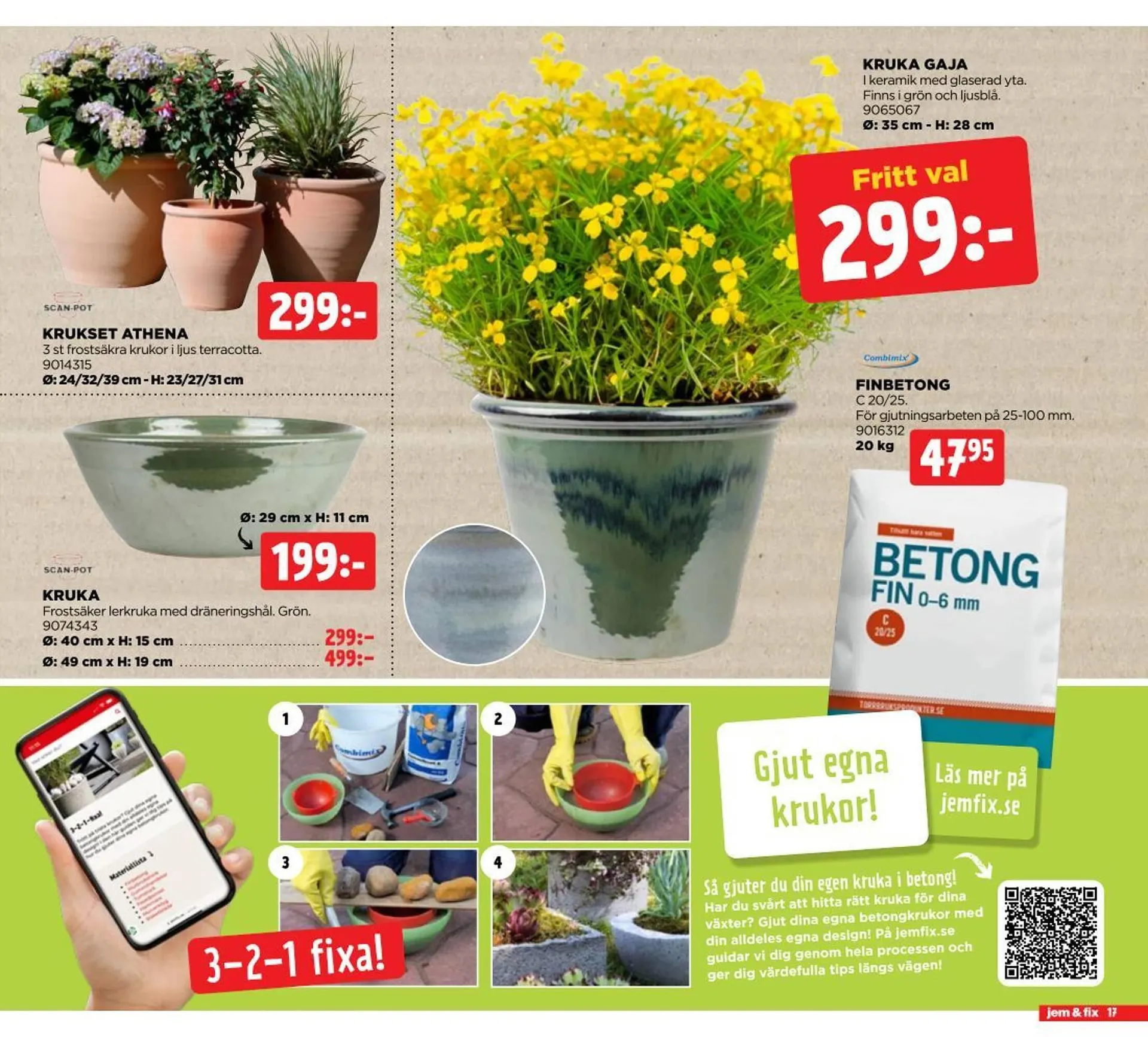 Jem&Fix reklamblad från 10 mars till 23 mars 2025 - Reklamblad sidor 17