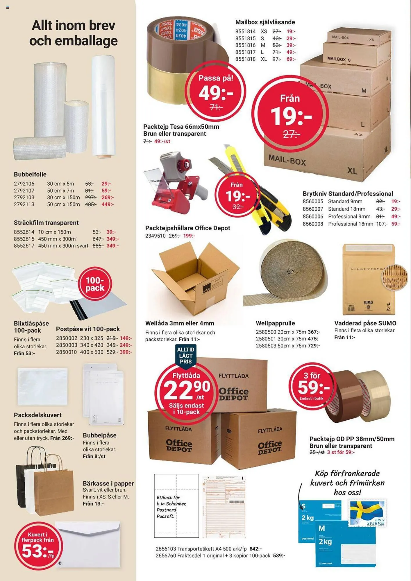 Office Depot reklamblad från 1 augusti till 31 augusti 2023 - Reklamblad sidor 10