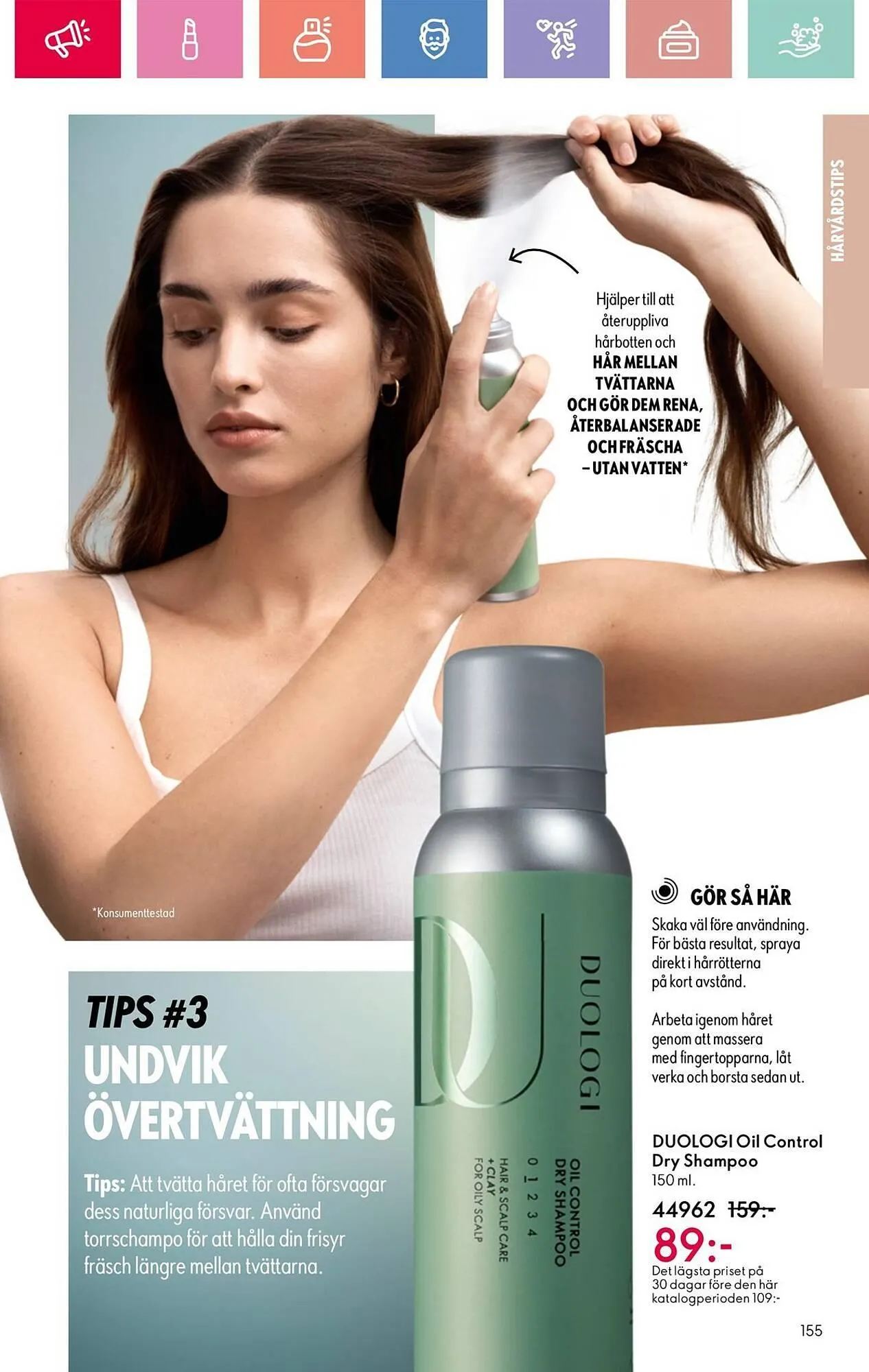 Oriflame reklamblad från 10 mars till 29 mars 2025 - Reklamblad sidor 155