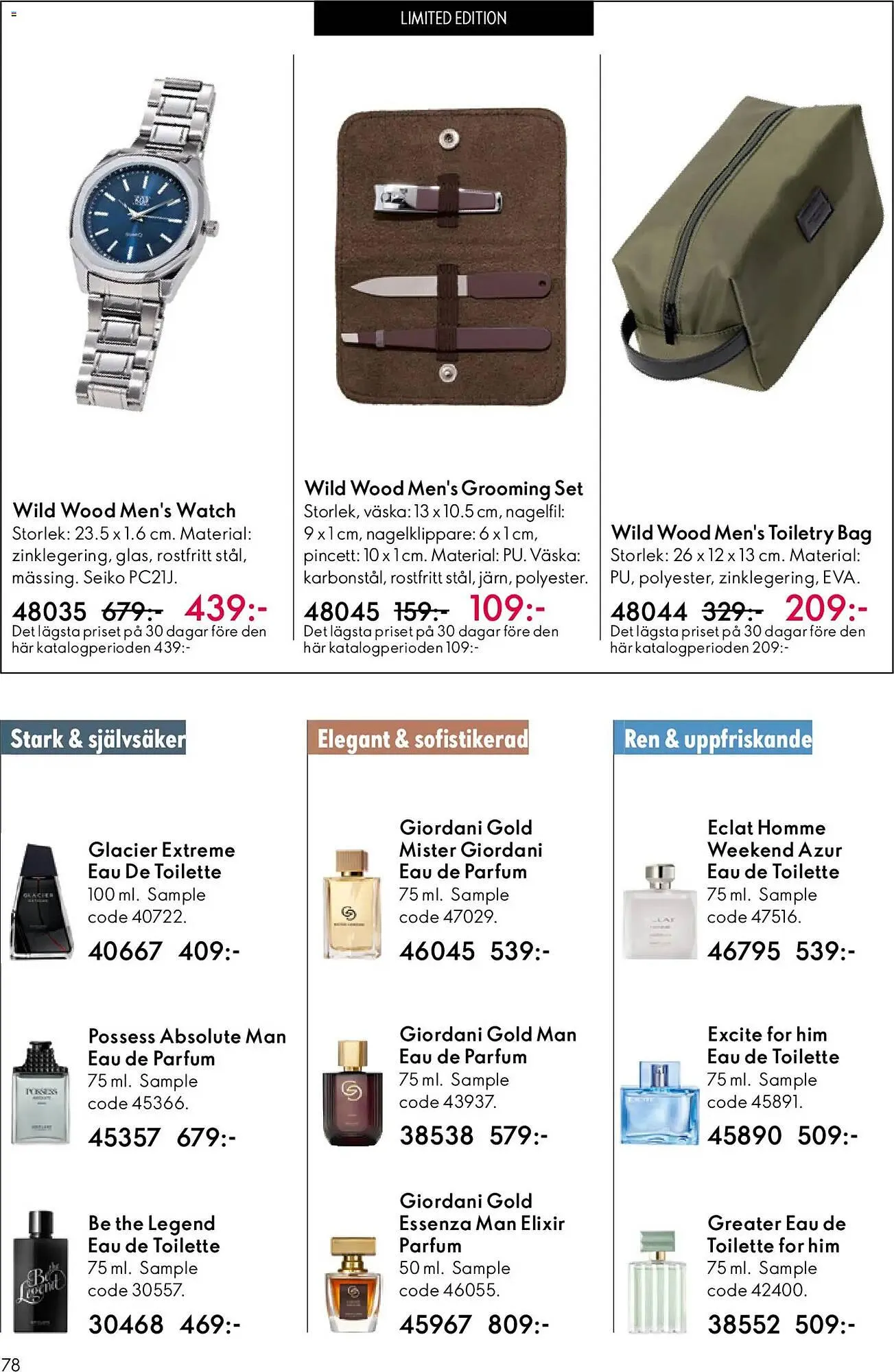Oriflame reklamblad från 22 april till 12 maj 2026 - Reklamblad sidor 78