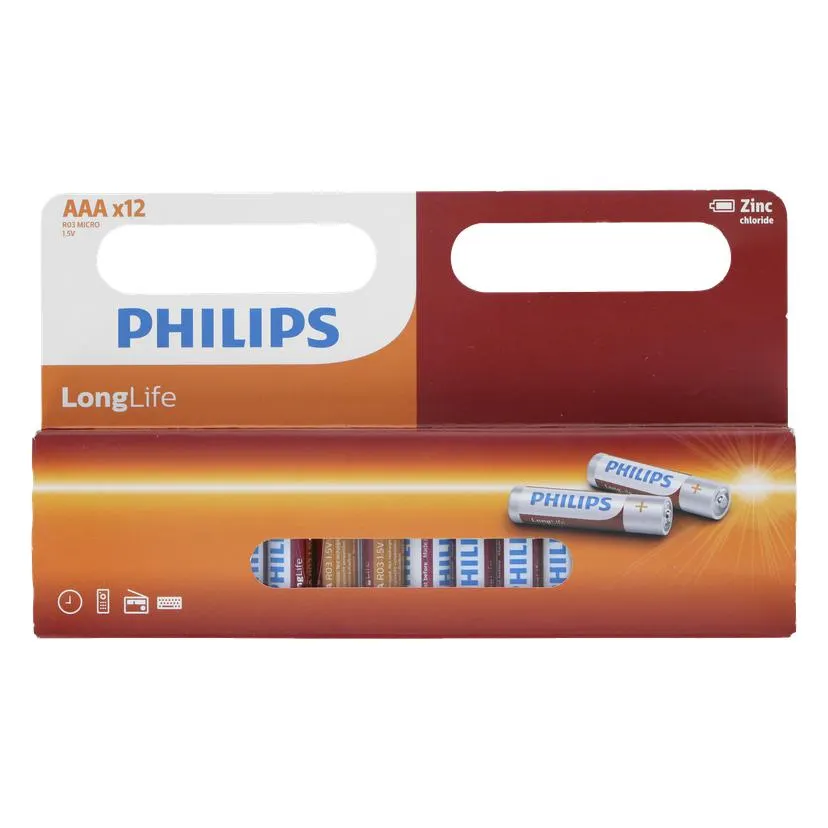 Batterier Longlife AAA 12-pk AAA