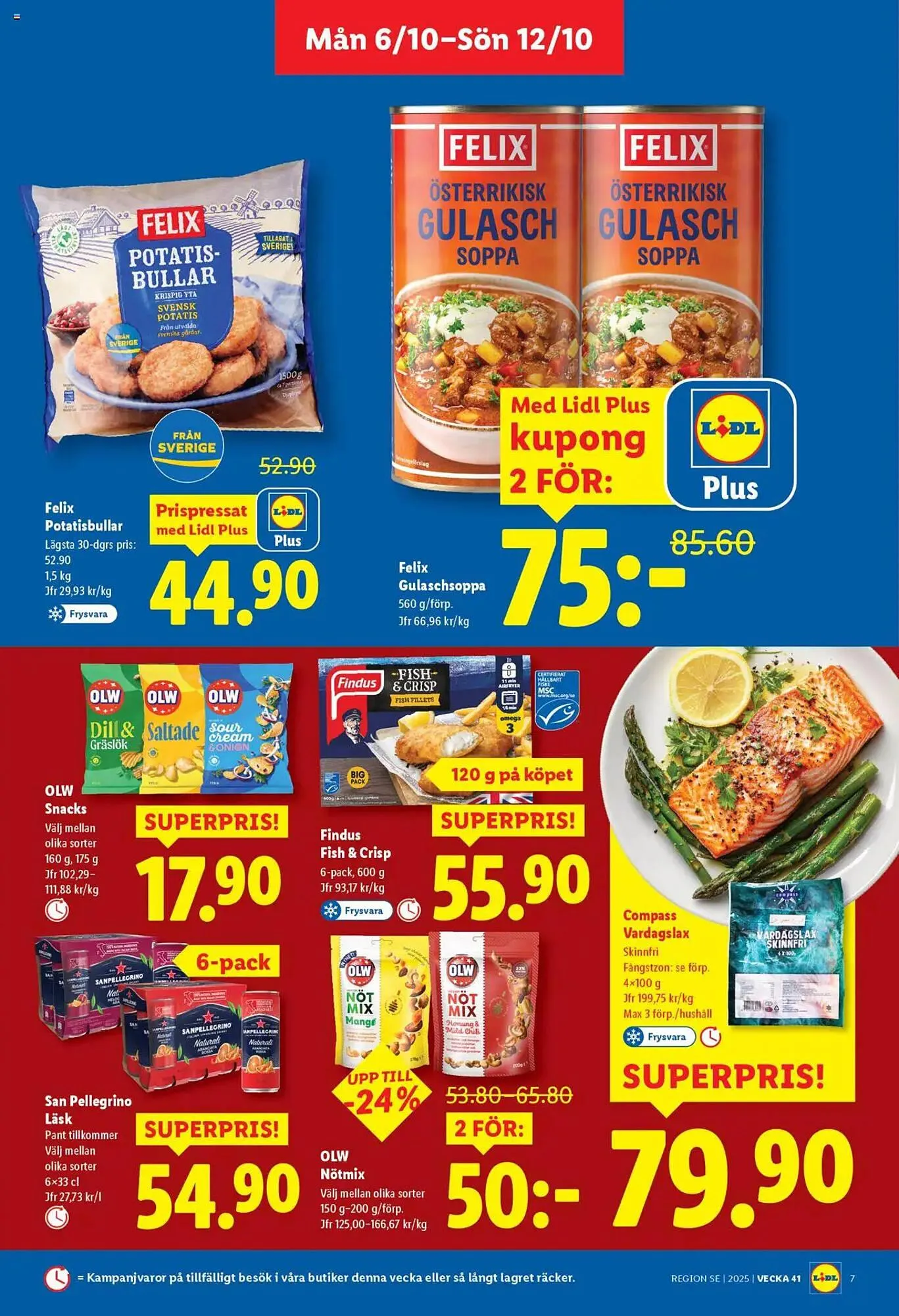 Lidl reklamblad från 6 oktober till 12 oktober 2025 - Reklamblad sidor 7